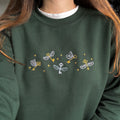 Flying keys embroidery design