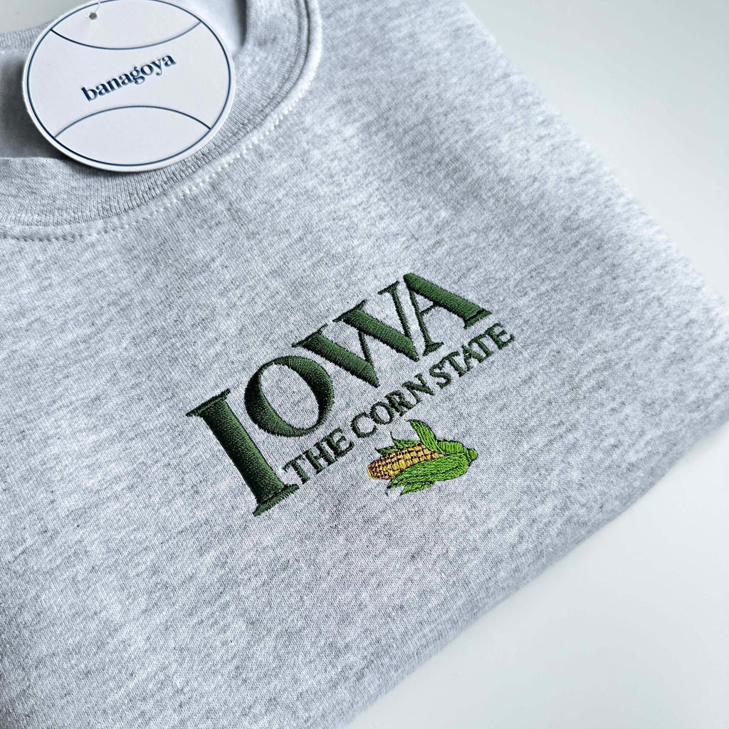 Iowa state embroidery design