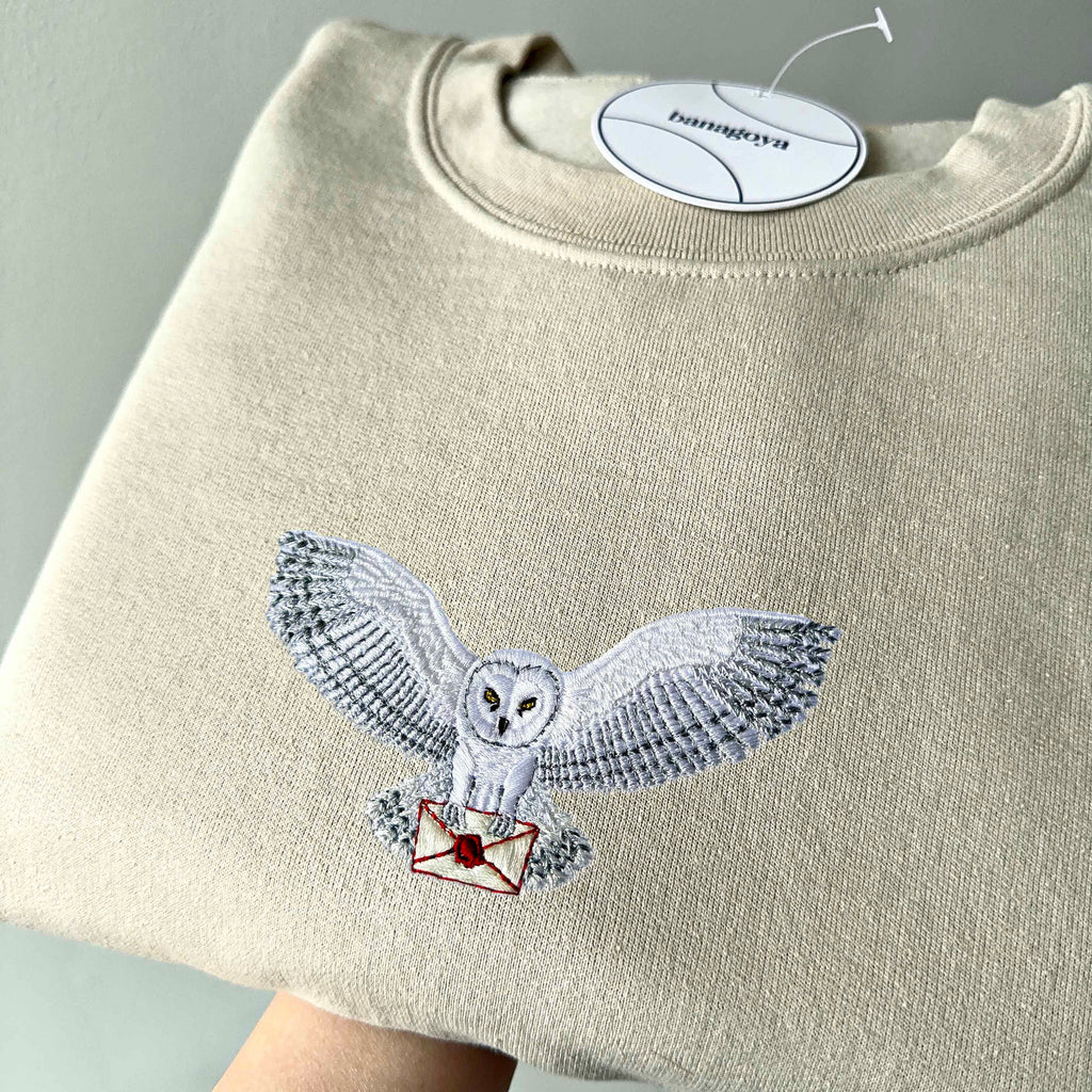 Magic owl embroidery design