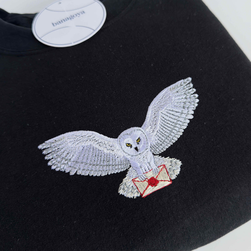 Magic owl embroidery design