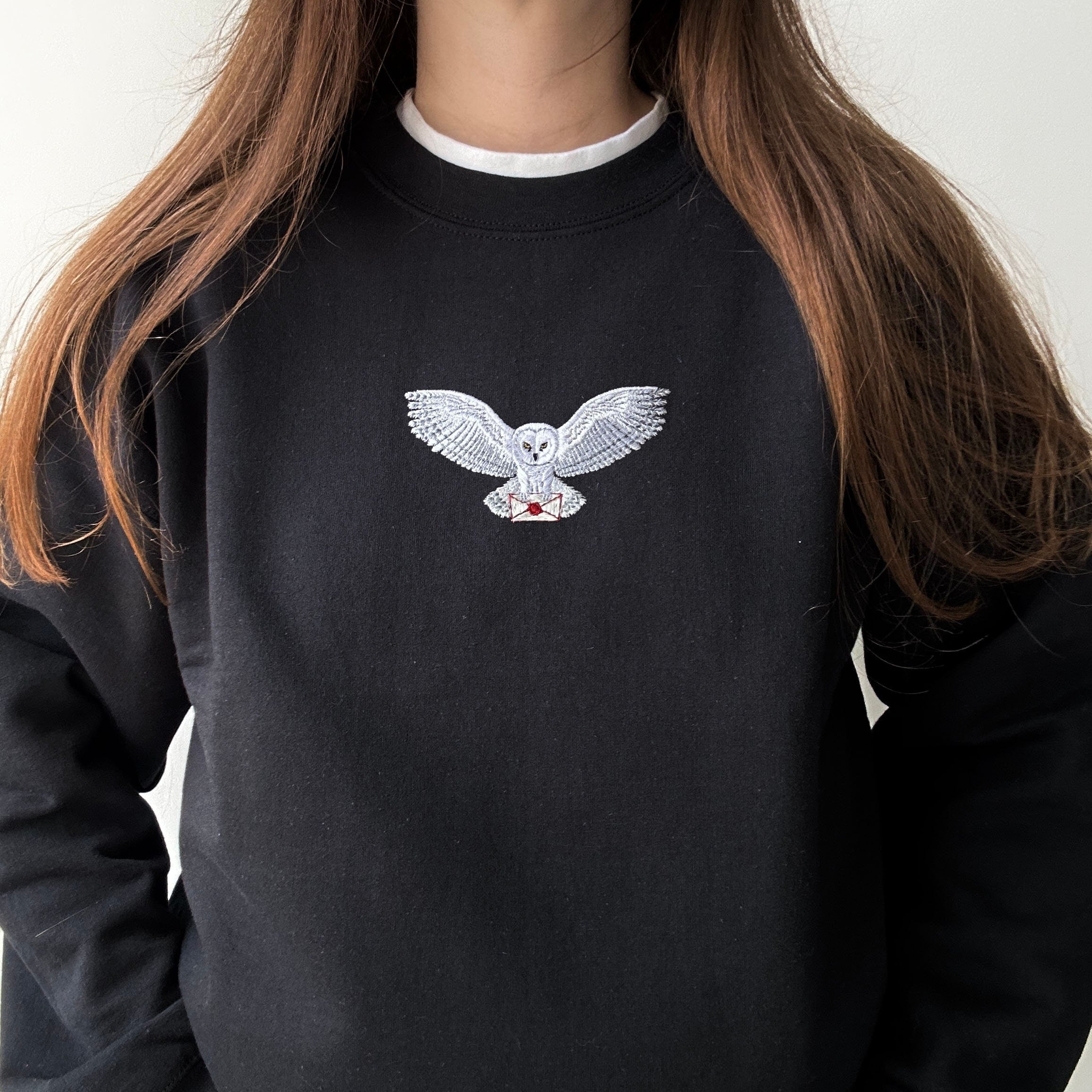 Magic owl embroidery design