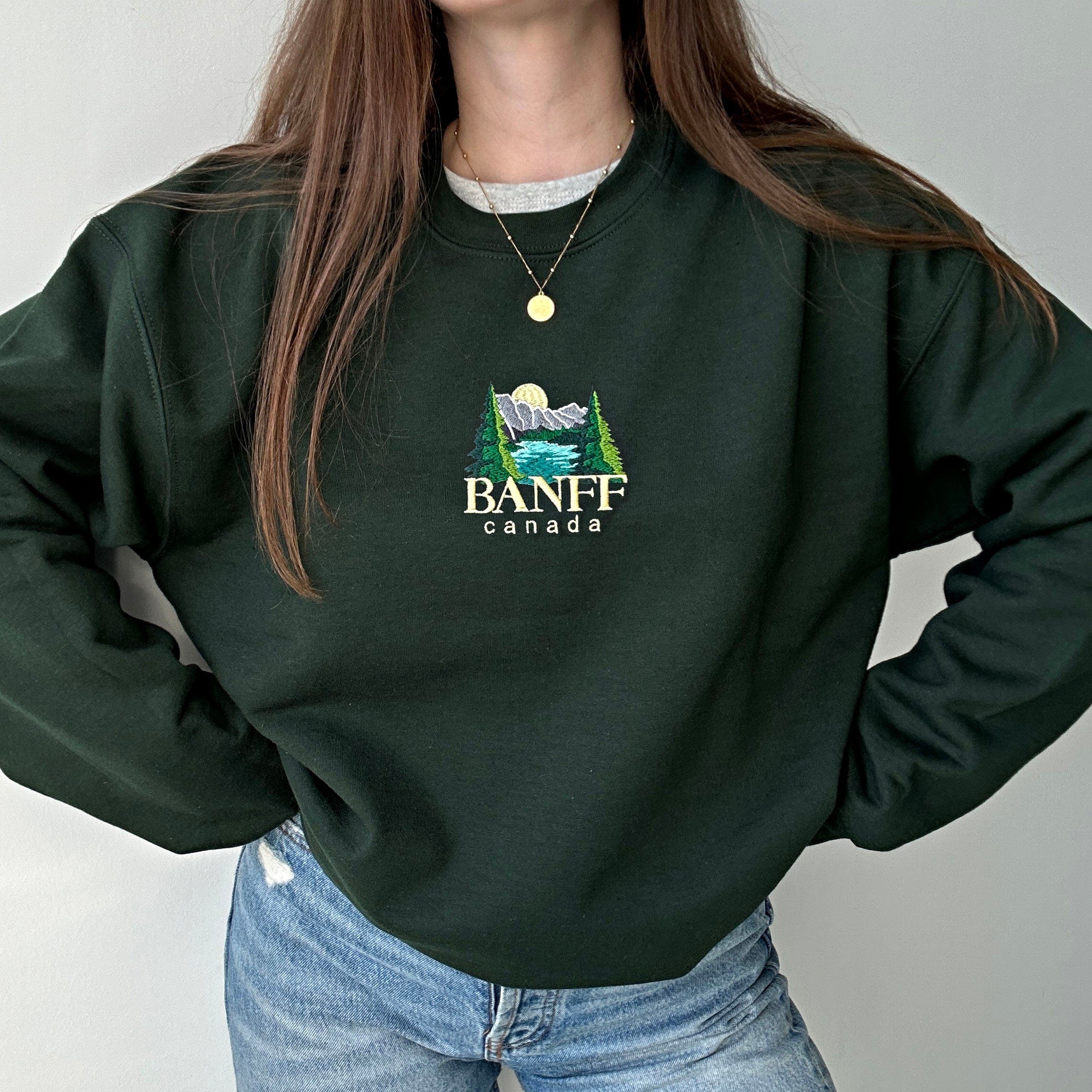 Banff National Park embroidery design