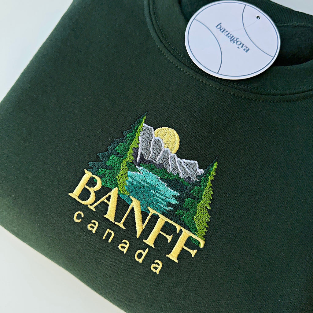 Banff National Park embroidery design