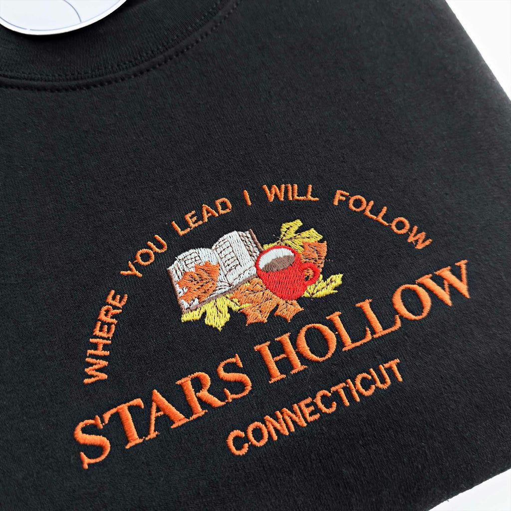 Stars Hollow embroidery design
