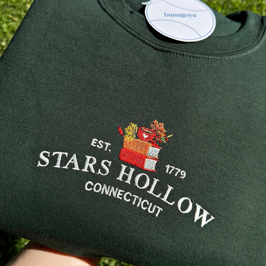 Stars Hollow embroidery design
