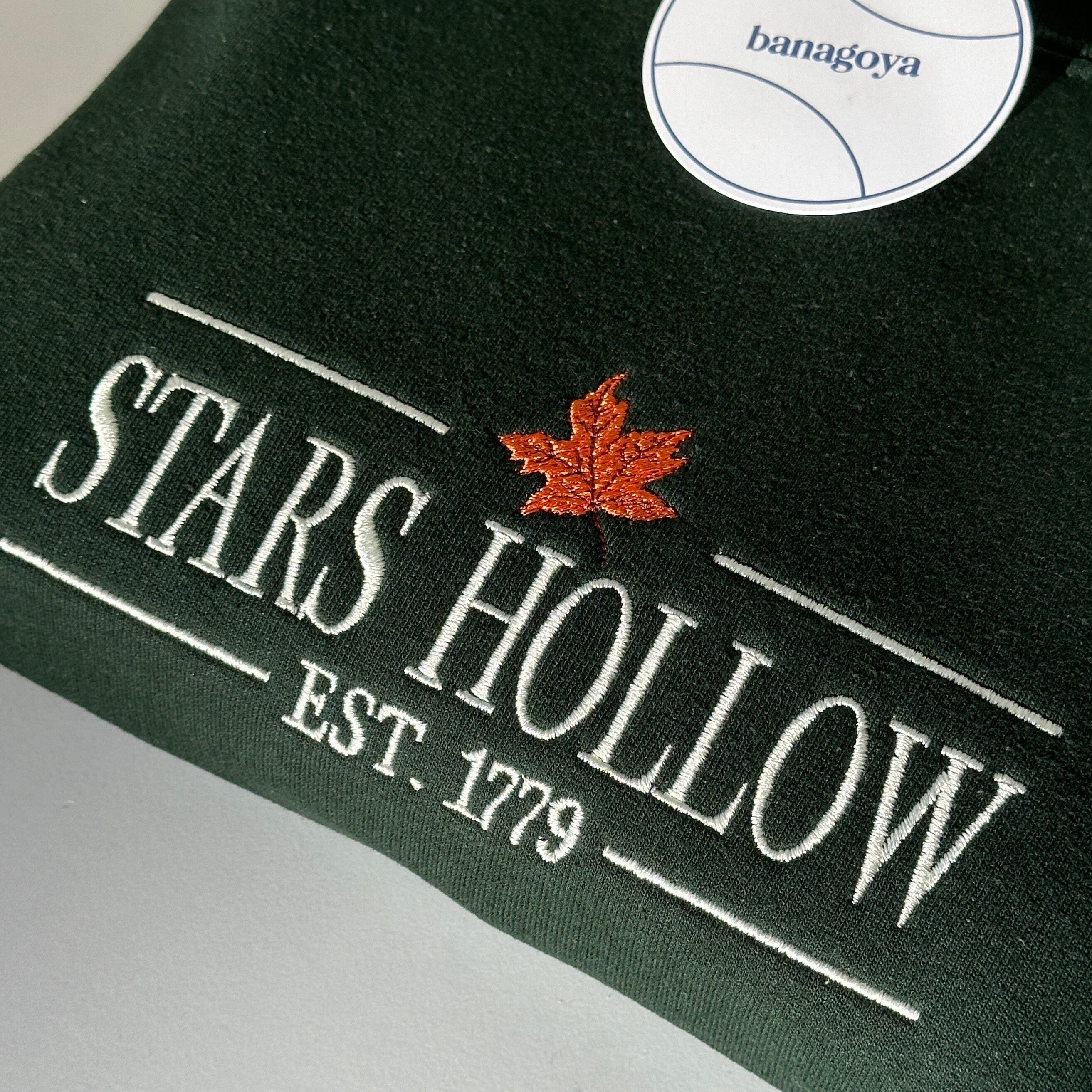 Stars Hollow embroidery design