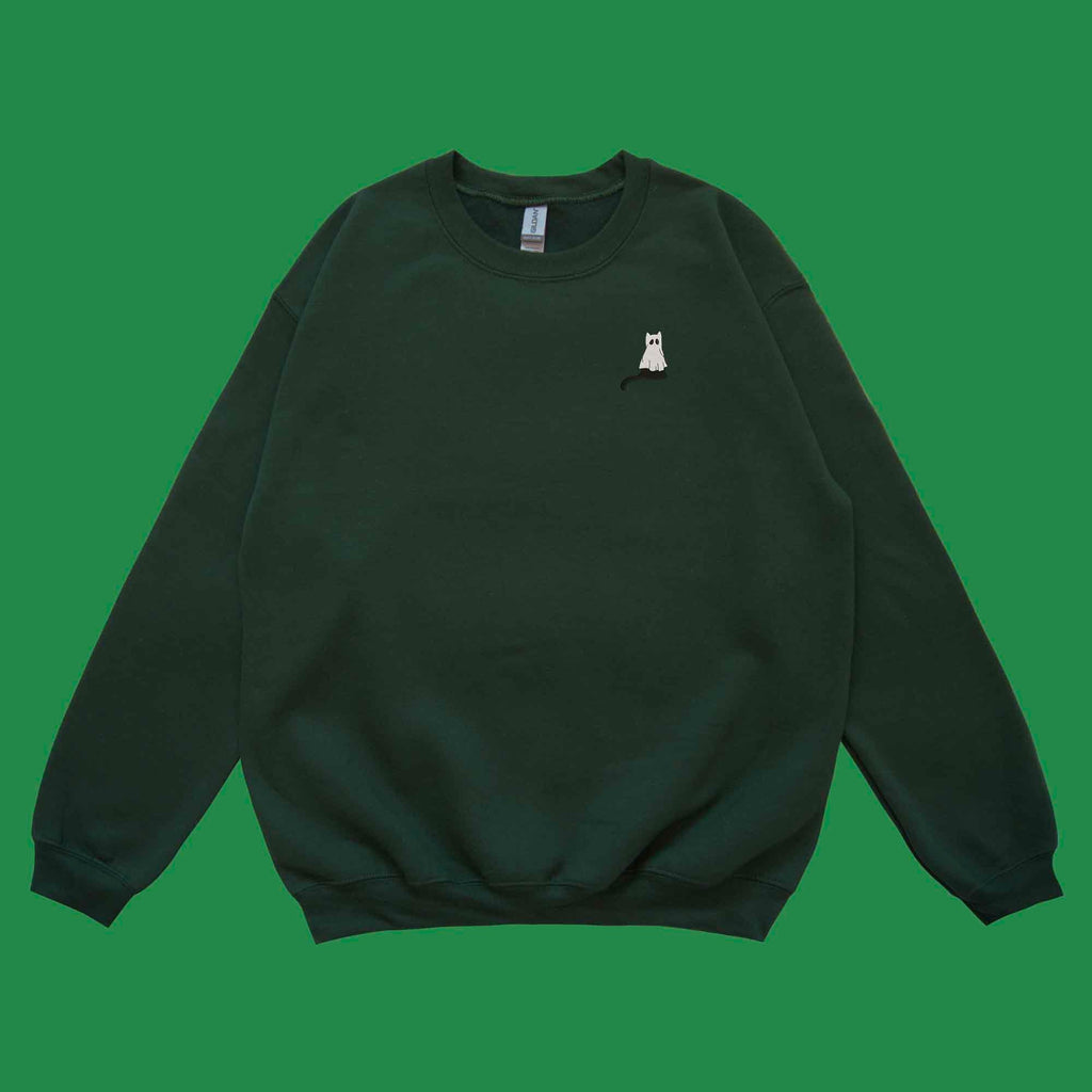 Halloween black cat embroidery design