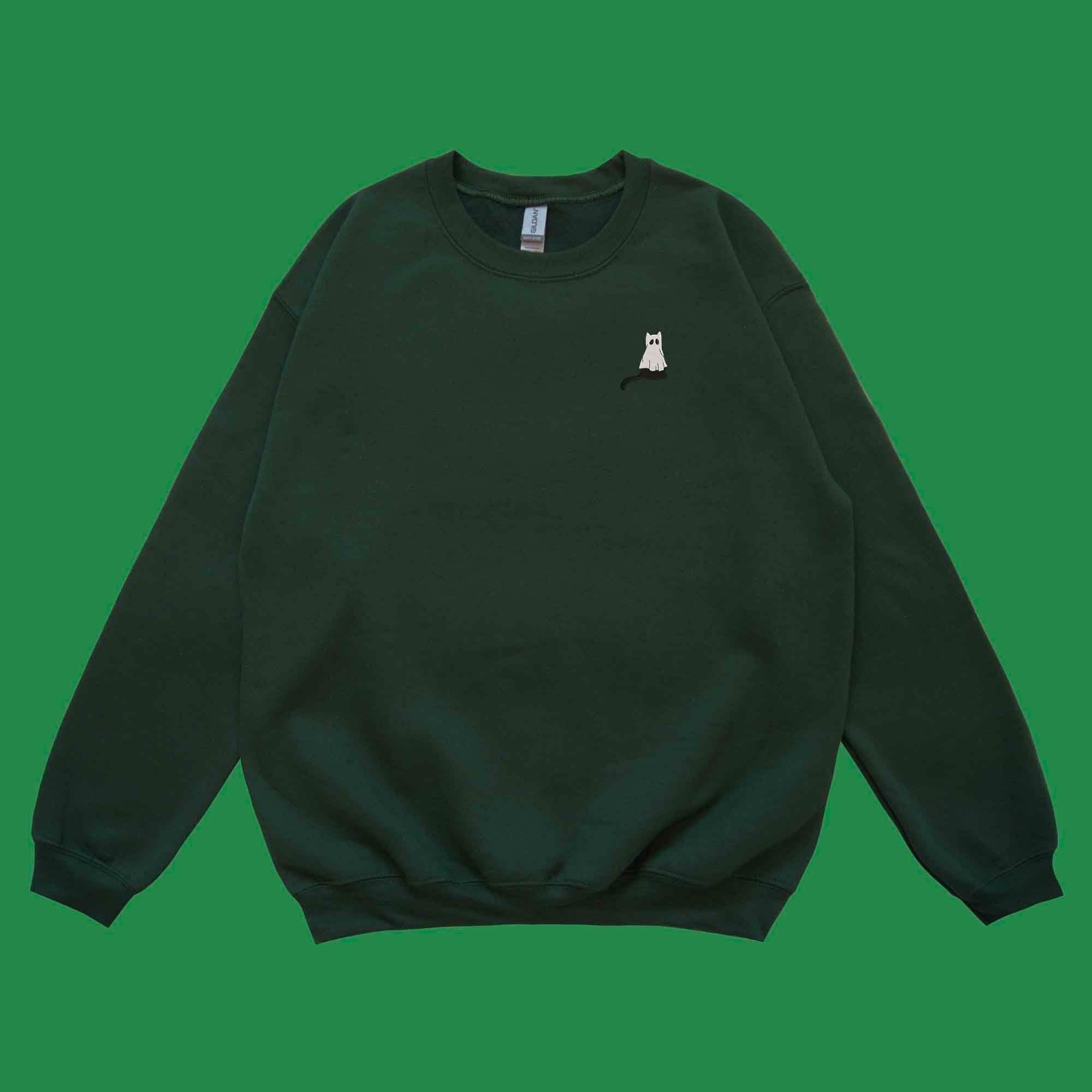 Halloween black cat embroidery design