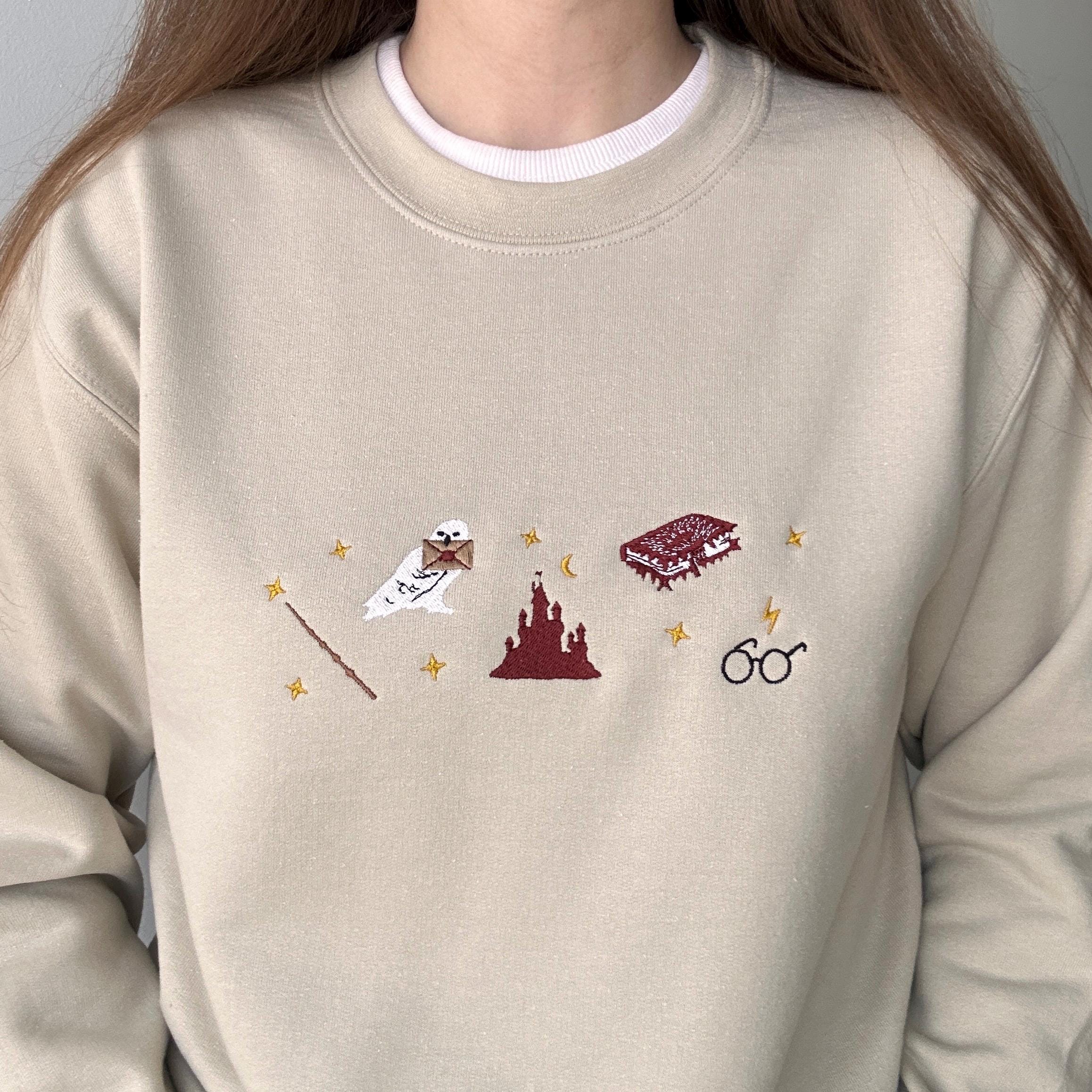 Wizard book fantasy embroidery design