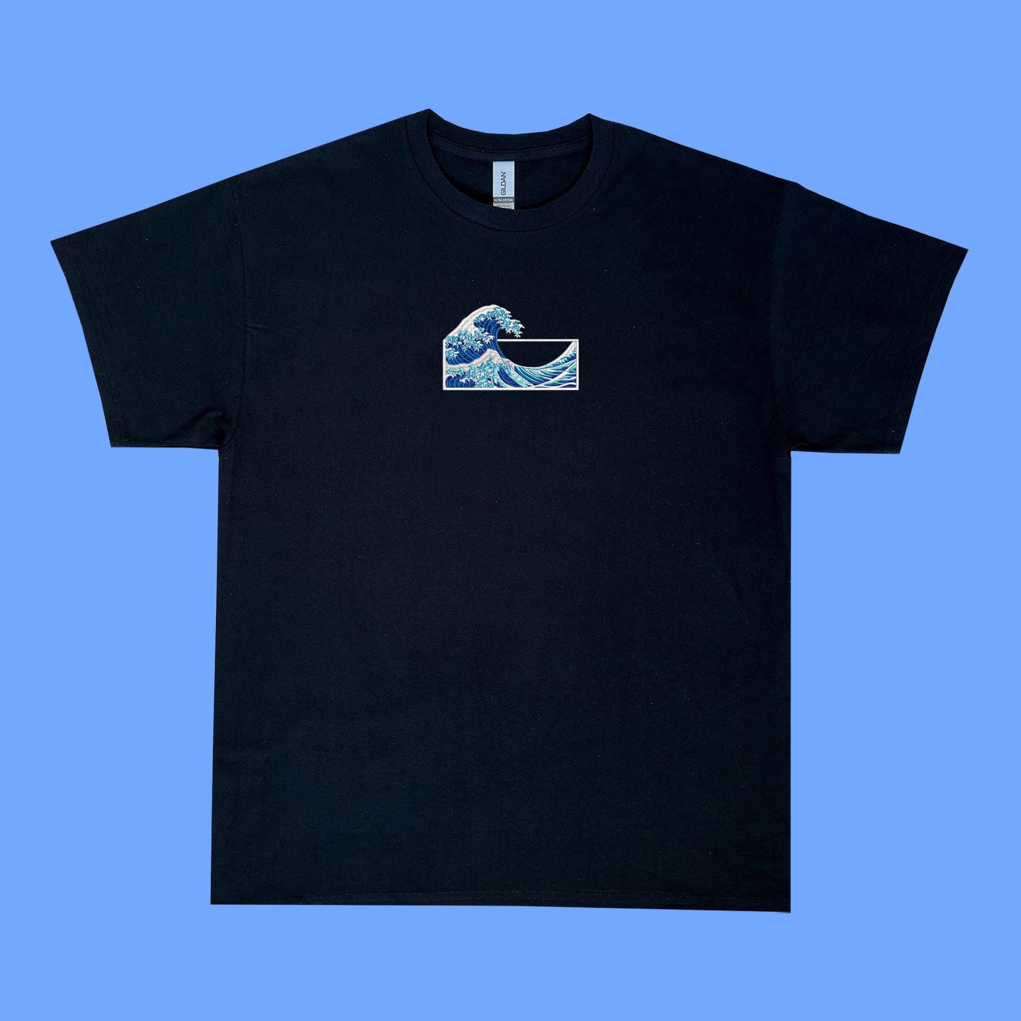 The Great Wave off Kanagawa embroidery design
