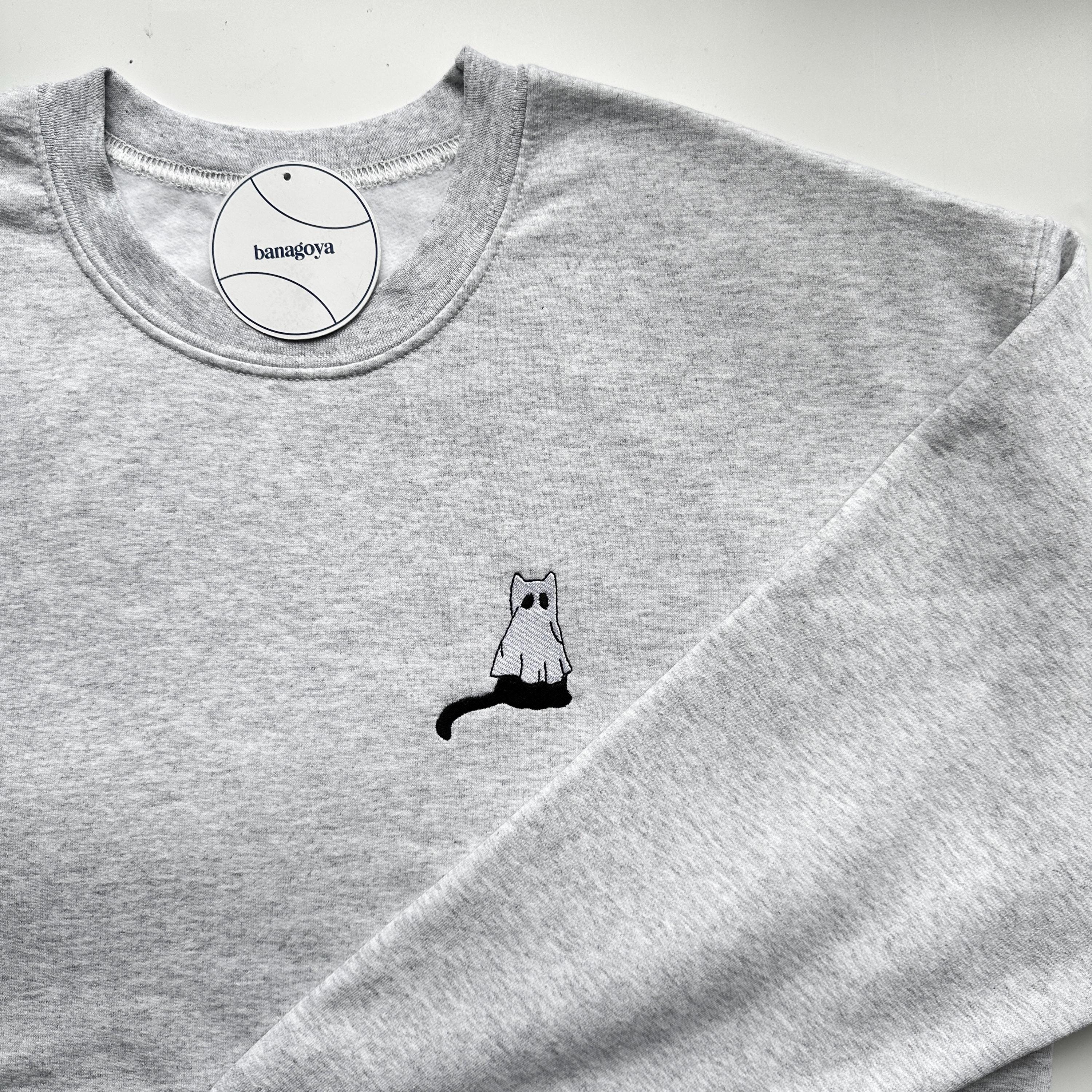 Halloween black cat embroidery design