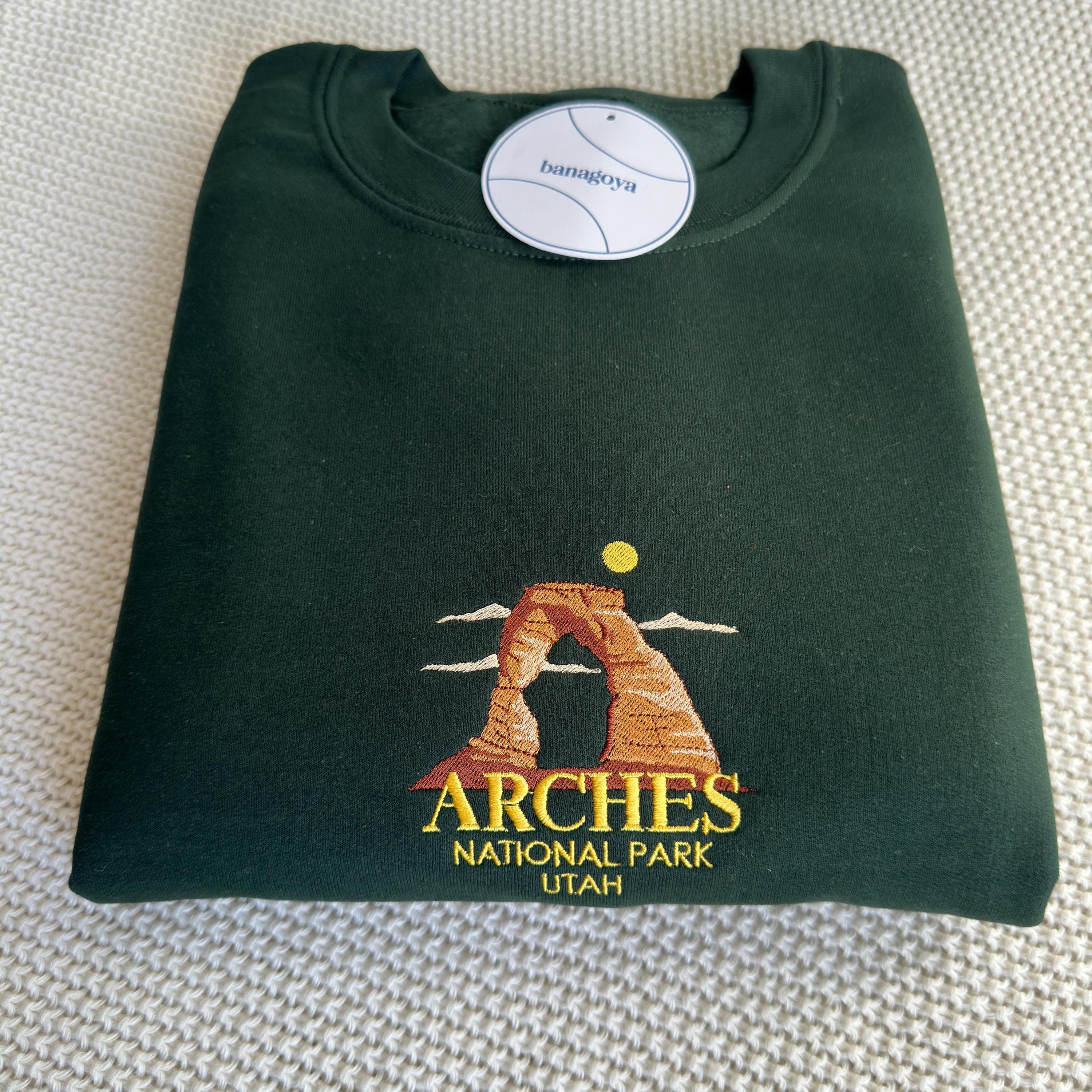 Arches National Park embroidery design