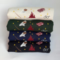 Wizard book fantasy embroidery design
