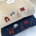 Wizard magic embroidery design