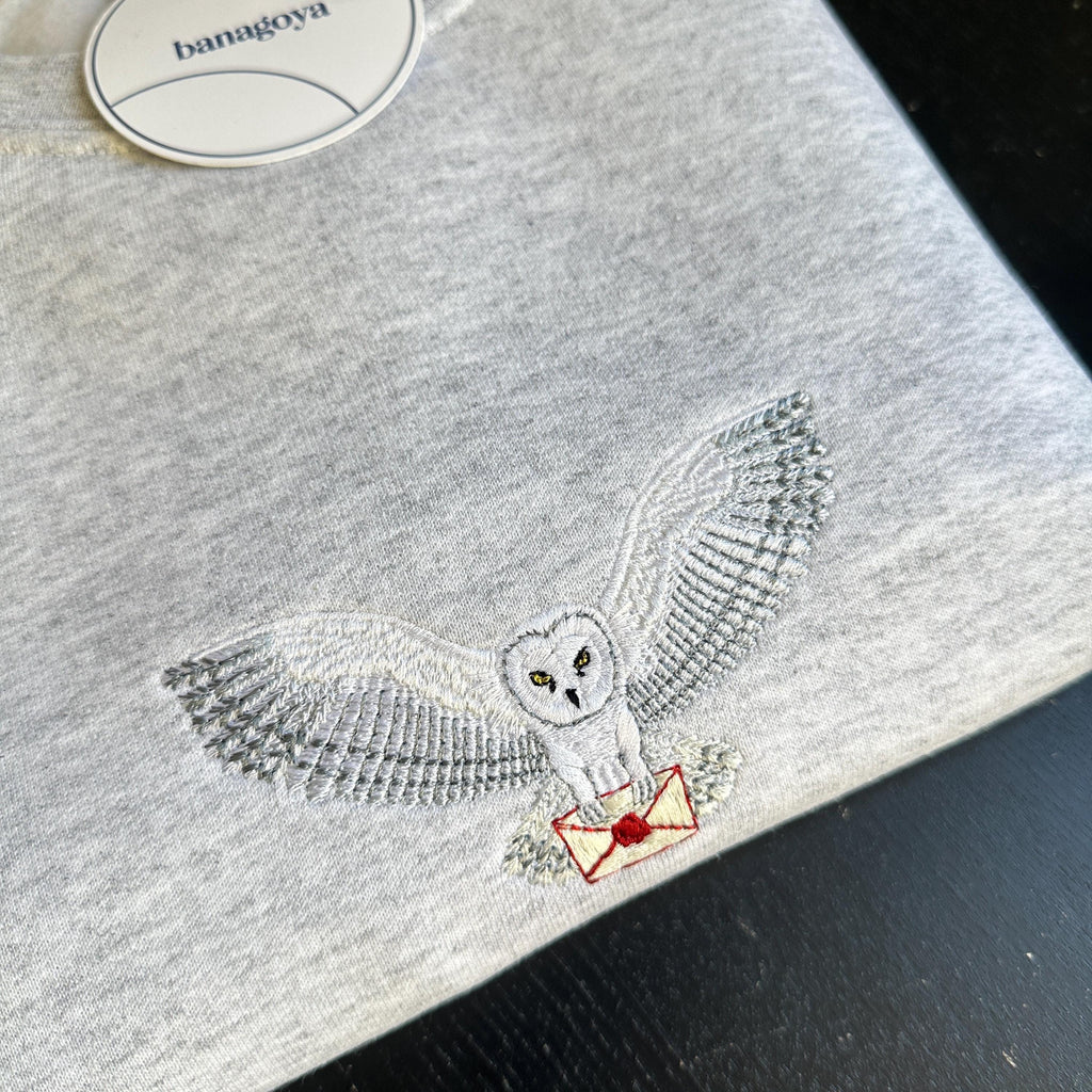 Magic owl embroidery design