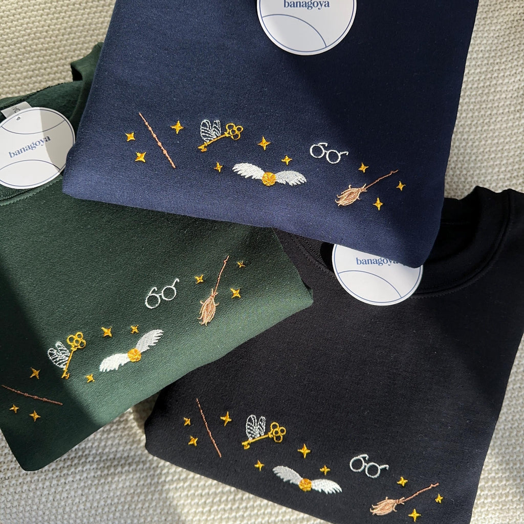 Wizard book embroidery design