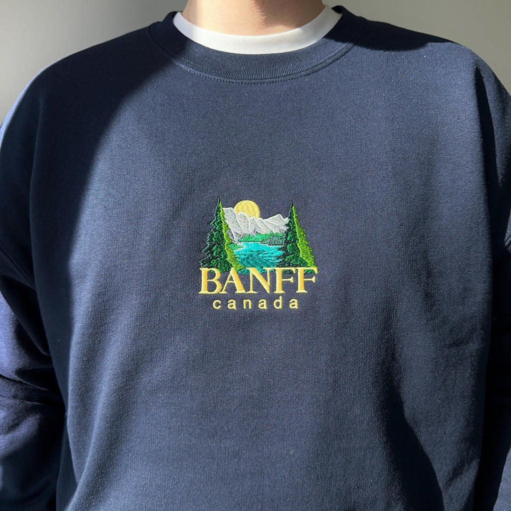 Banff National Park embroidery design