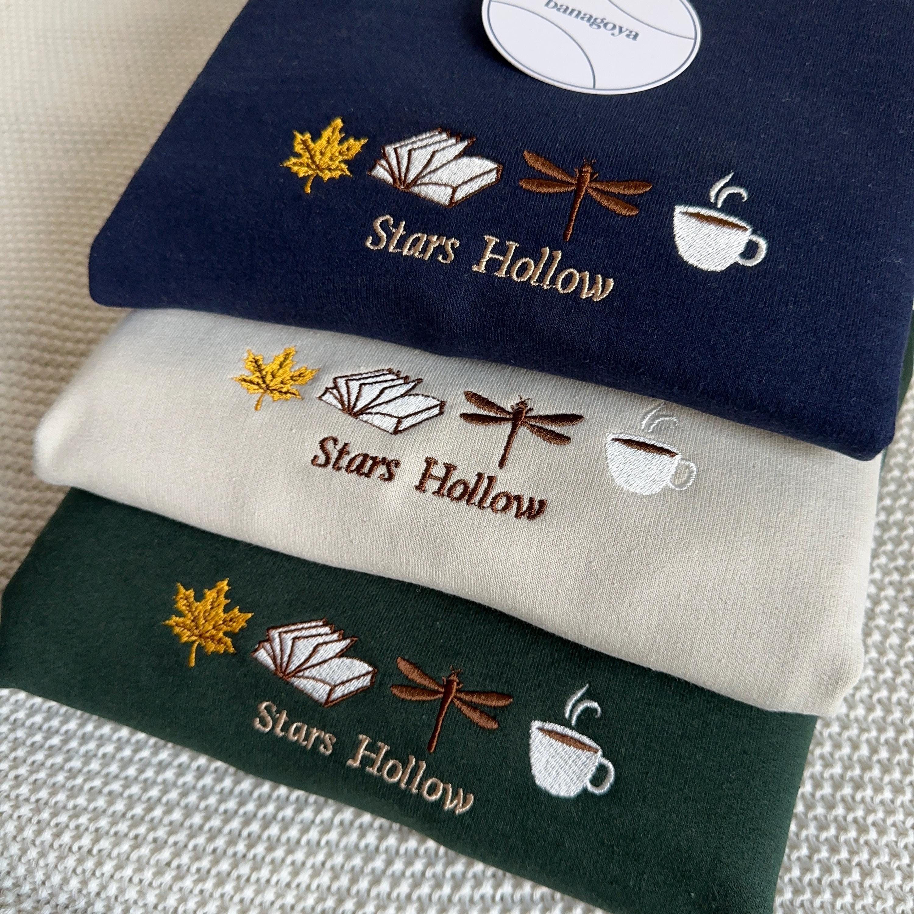 Stars Hollow Connecticut embroidery design