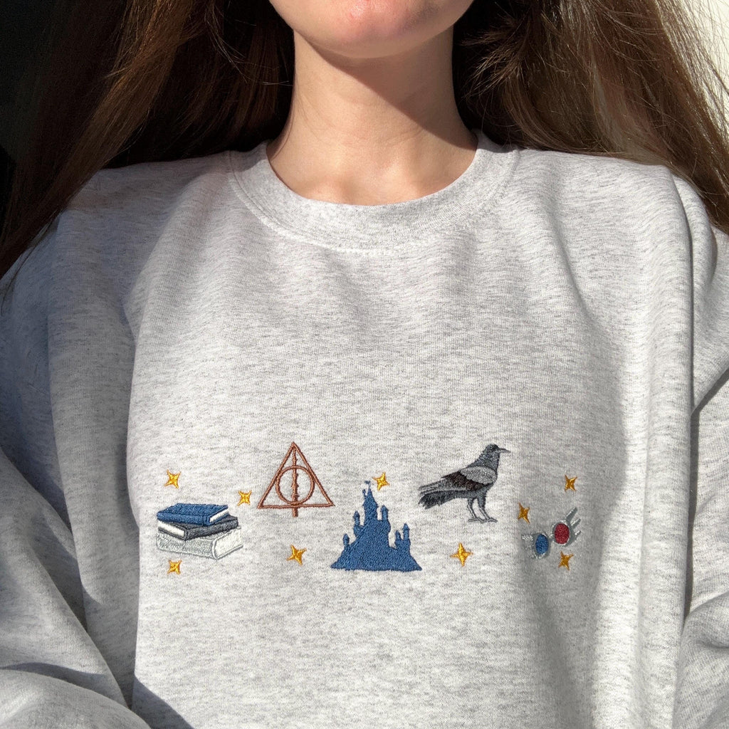 Wizard magic embroidery design