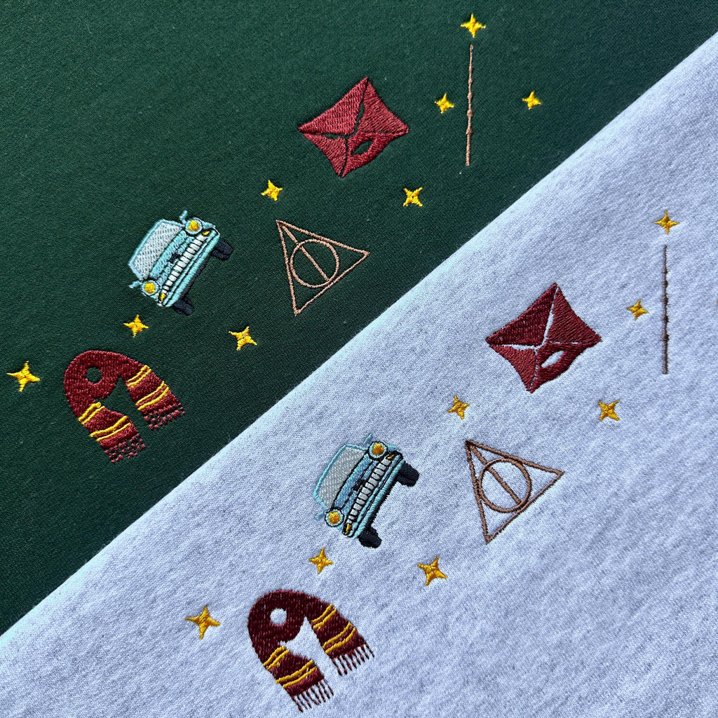 Wizard magic embroidery design