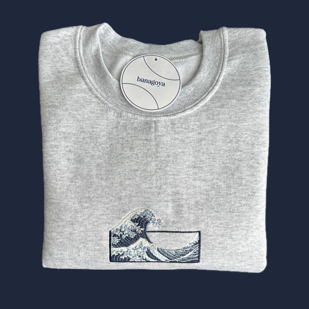 The Great Wave off Kanagawa embroidery design