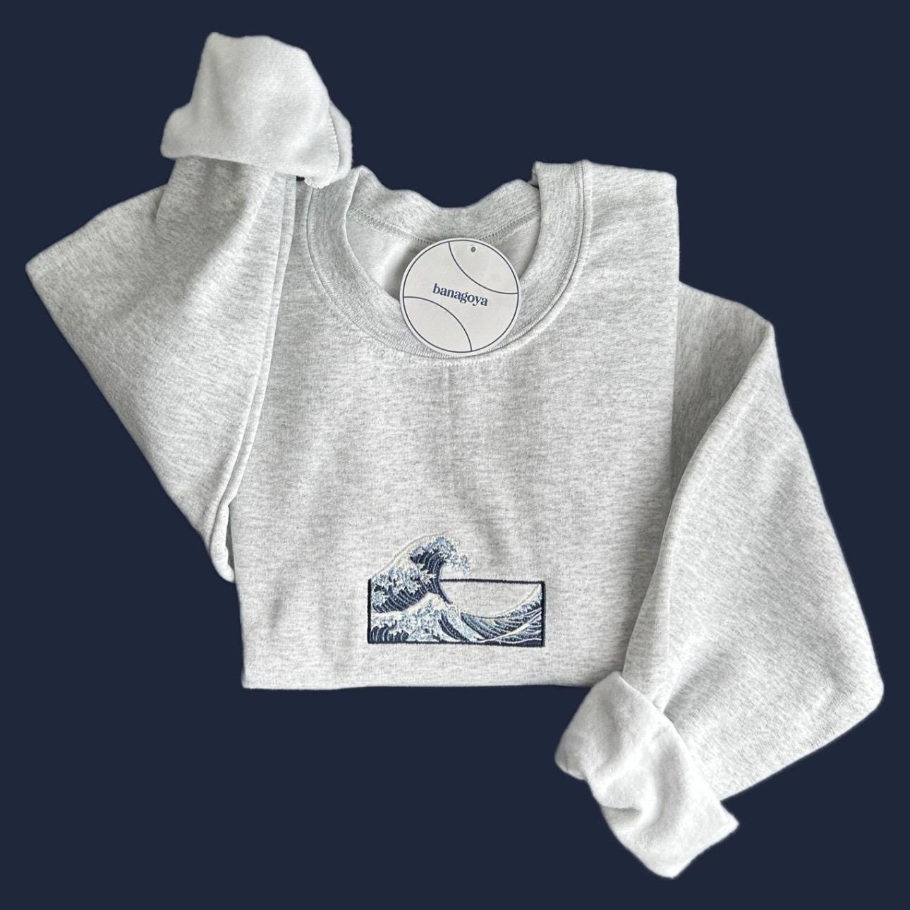 The Great Wave off Kanagawa embroidery design