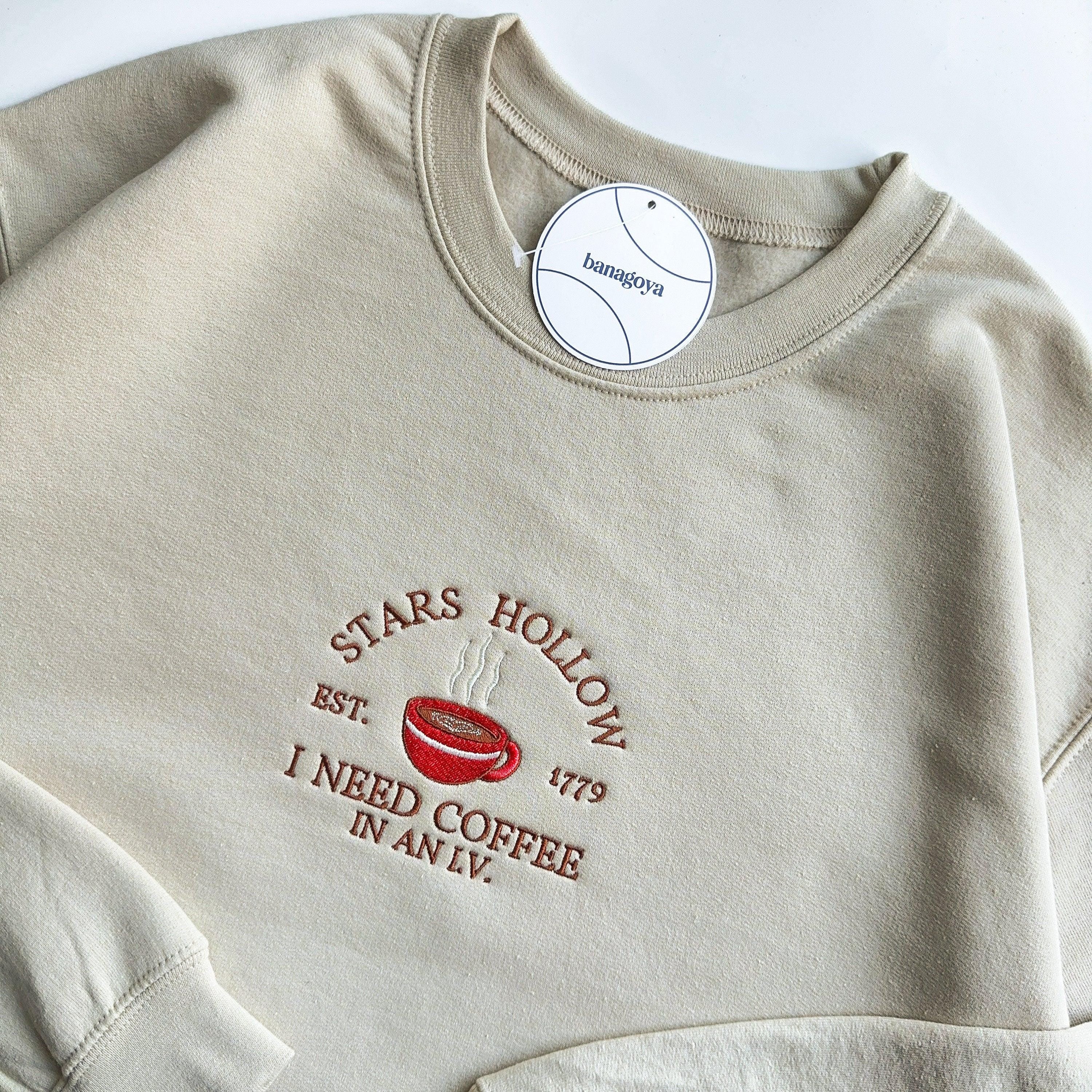 Stars Hollow Connecticut embroidery design