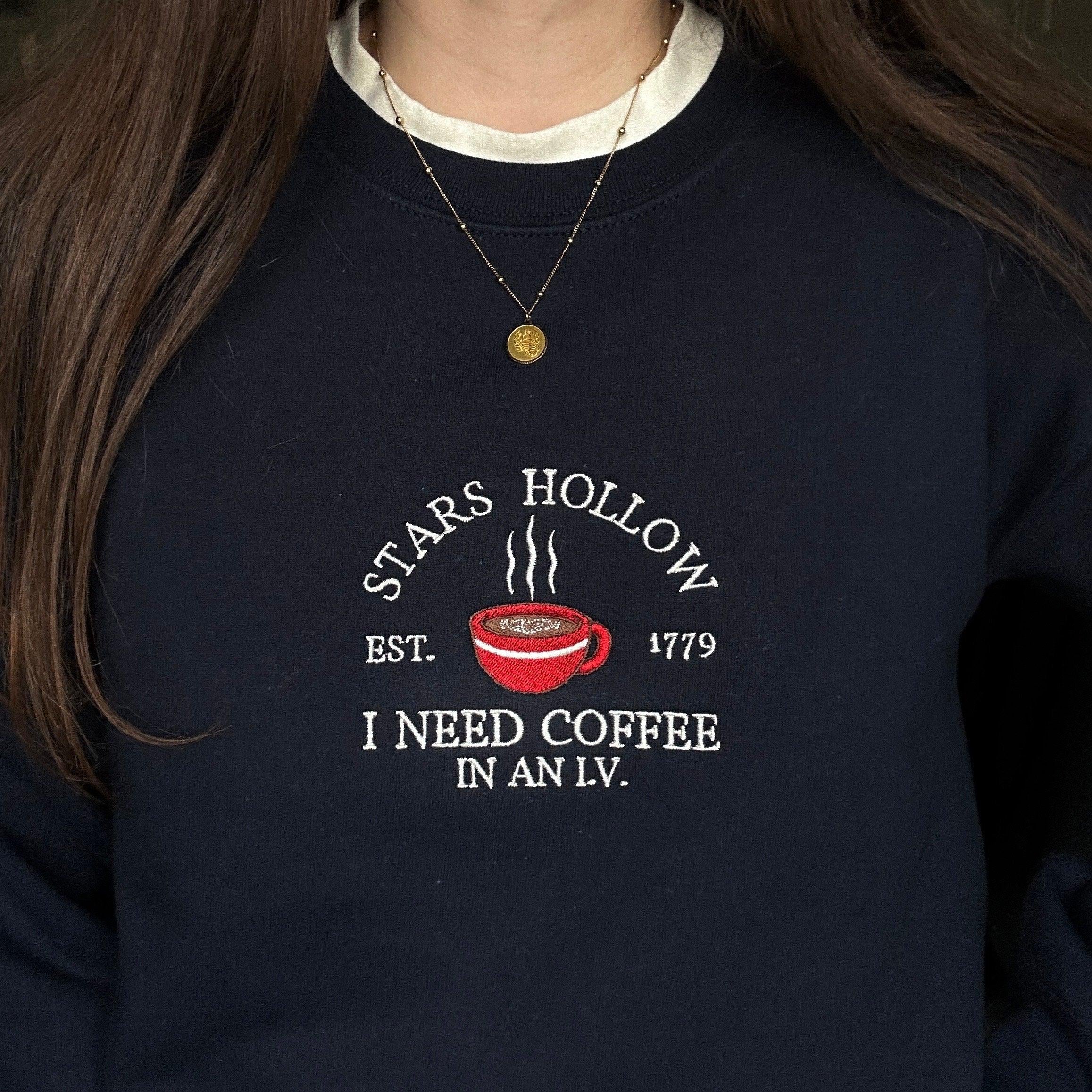 Stars Hollow Connecticut embroidery design