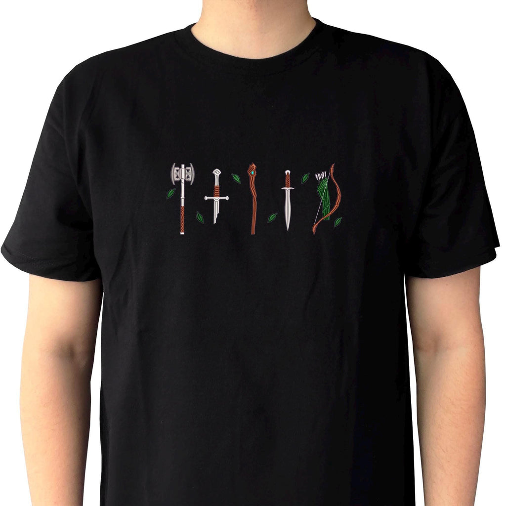 Magic weapons embroidery design