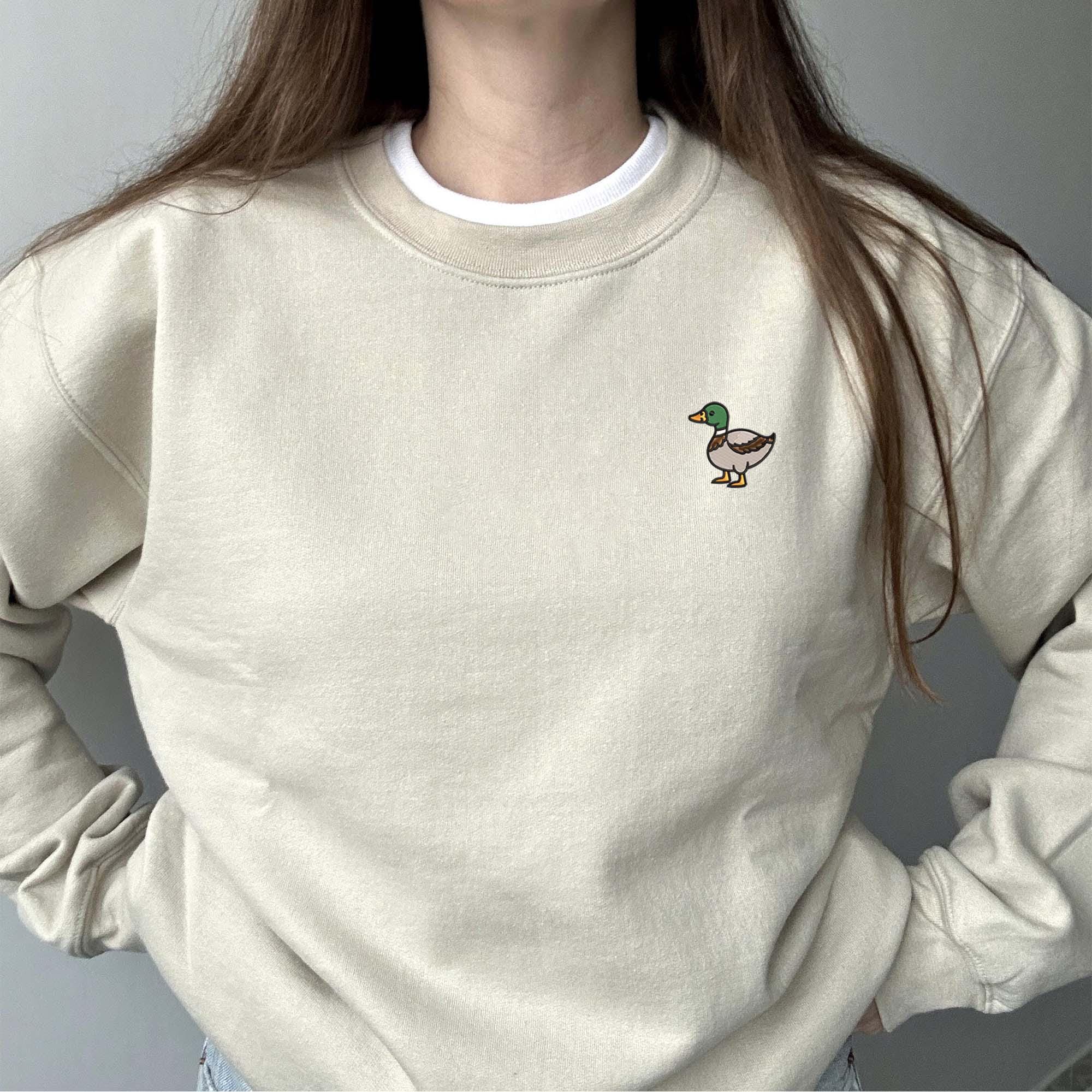 Mallard duck embroidery design