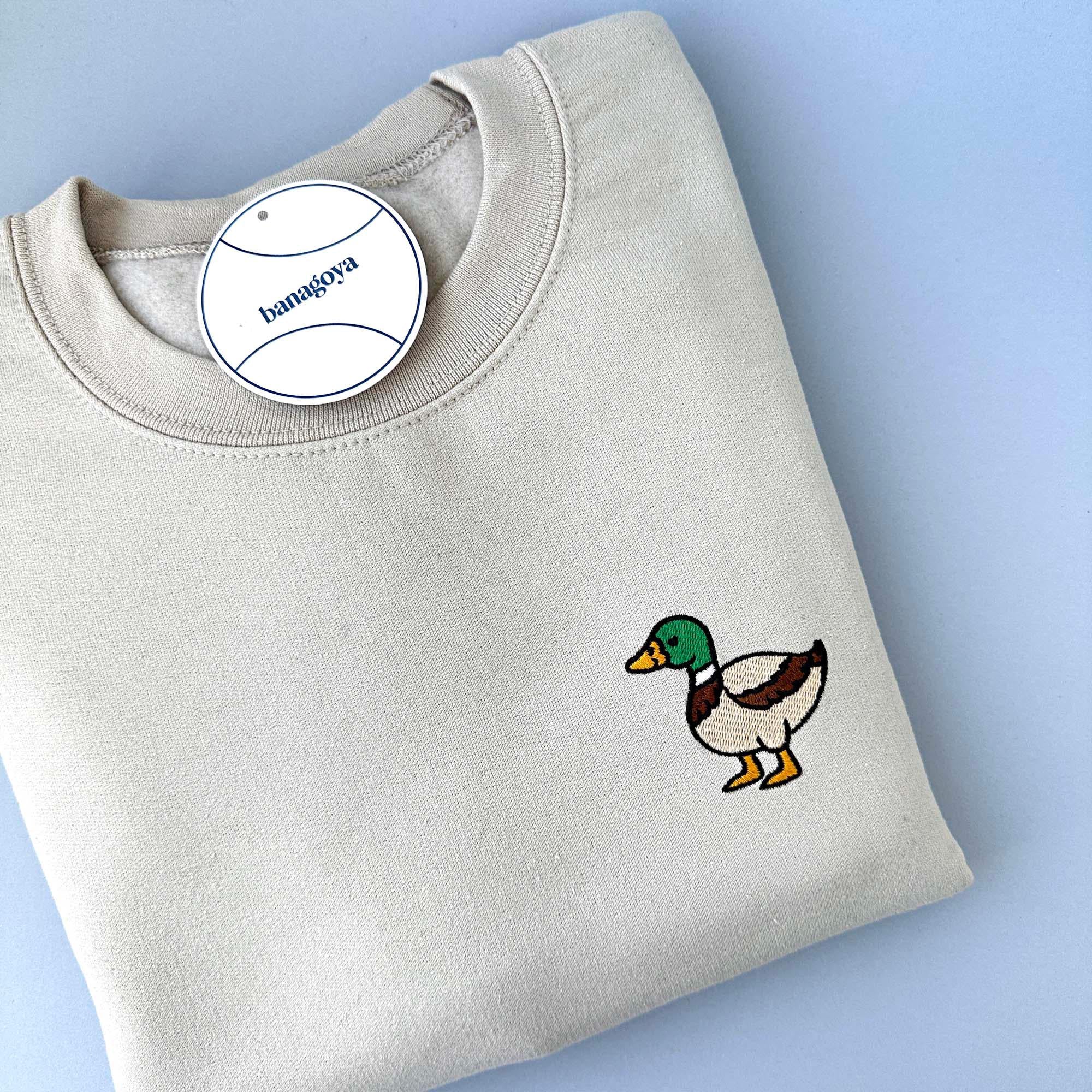 Mallard duck embroidery design