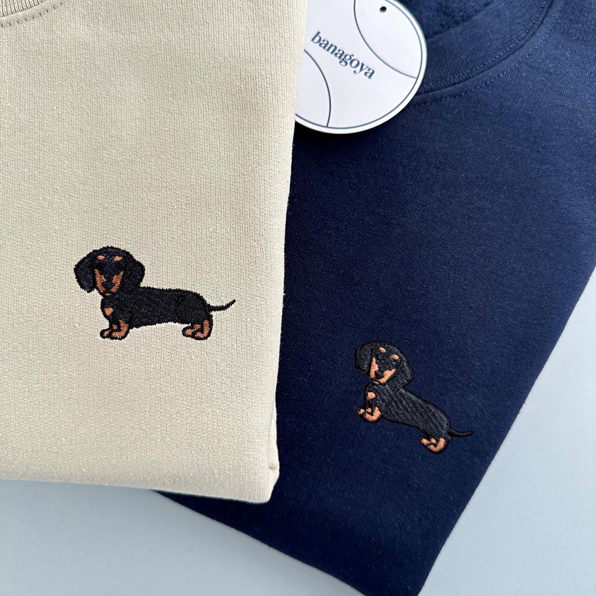Dachshund embroidery design