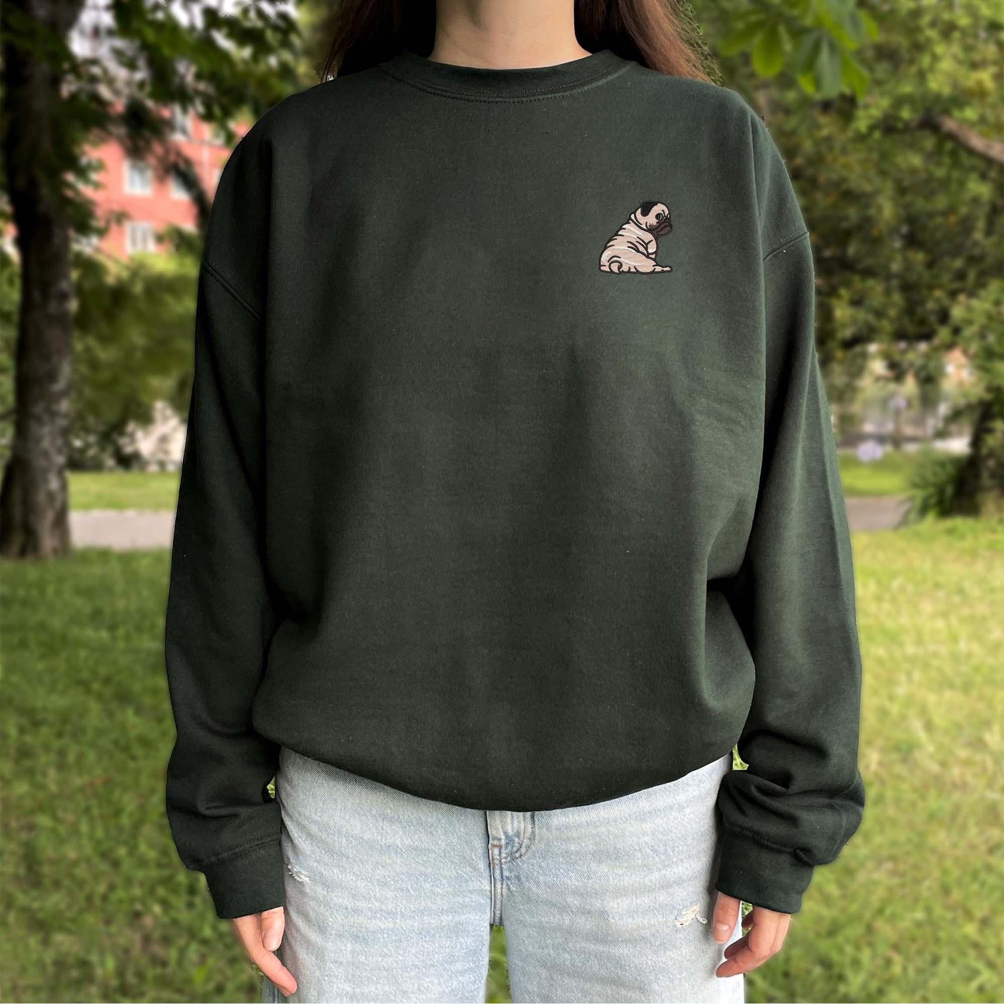 Pug embroidery design