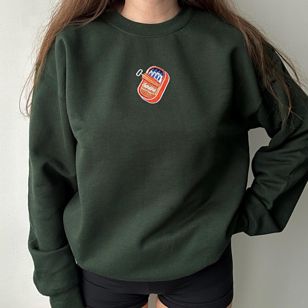 Sardines embroidery design