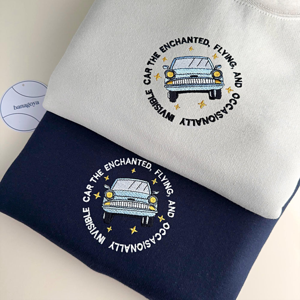 Enchanted car embroidery design