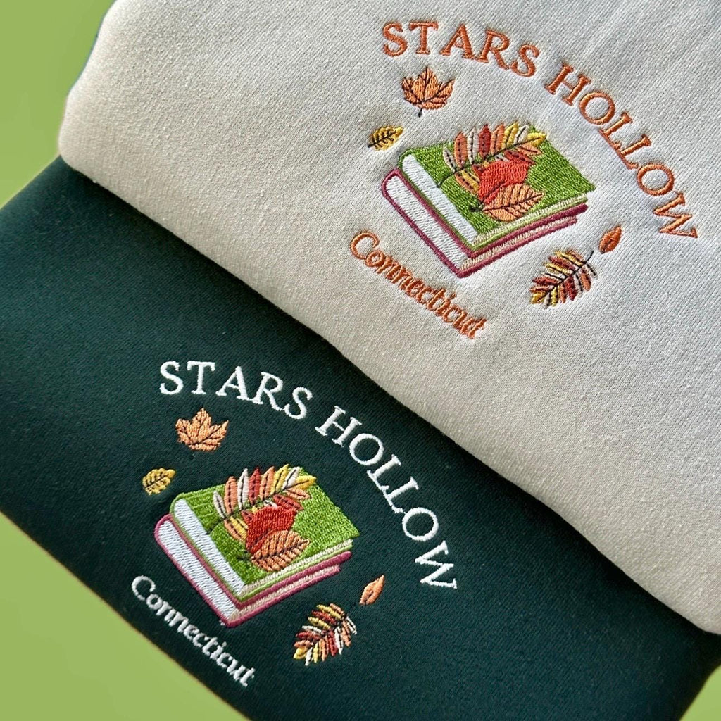 Stars Hollow embroidery design
