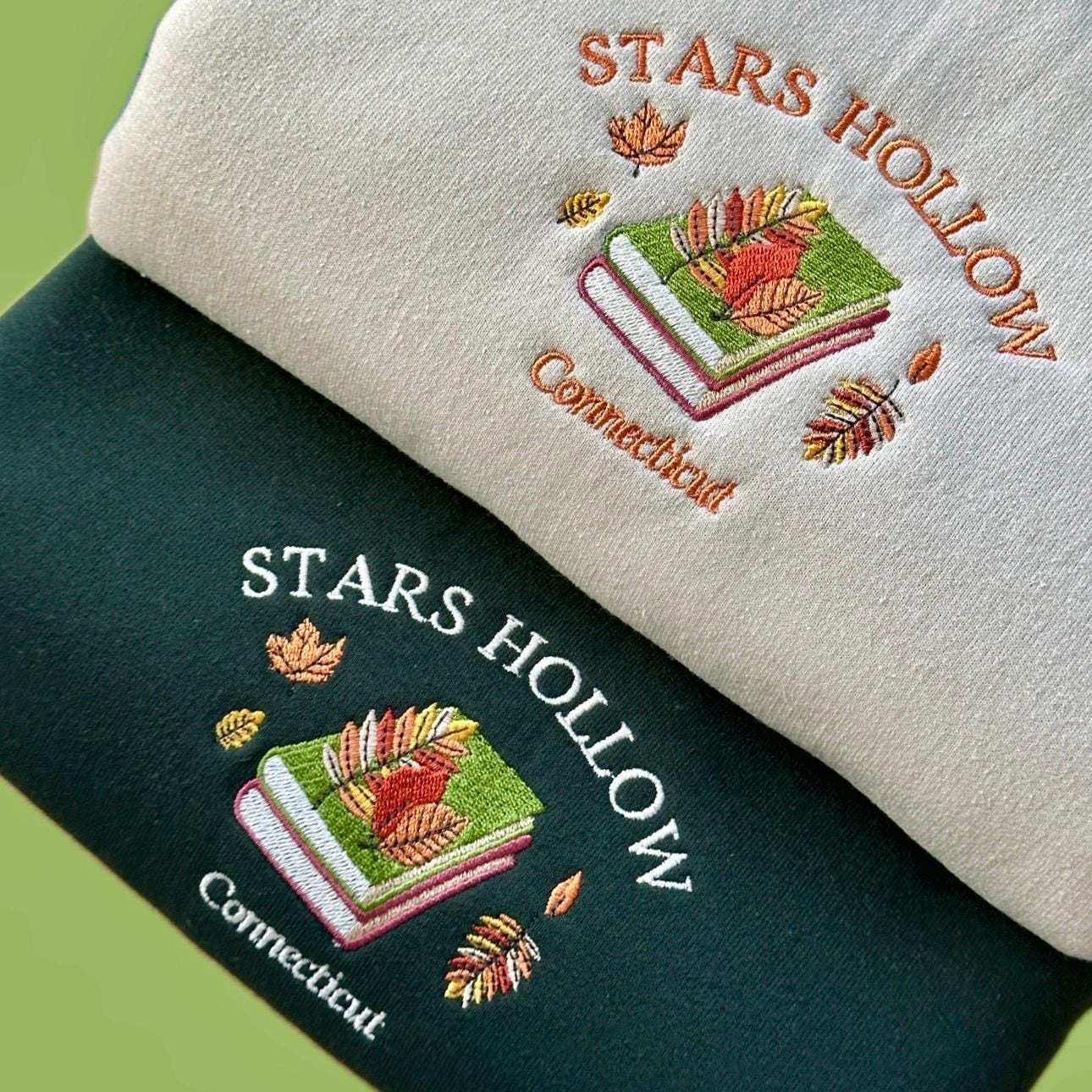 Stars Hollow embroidery design