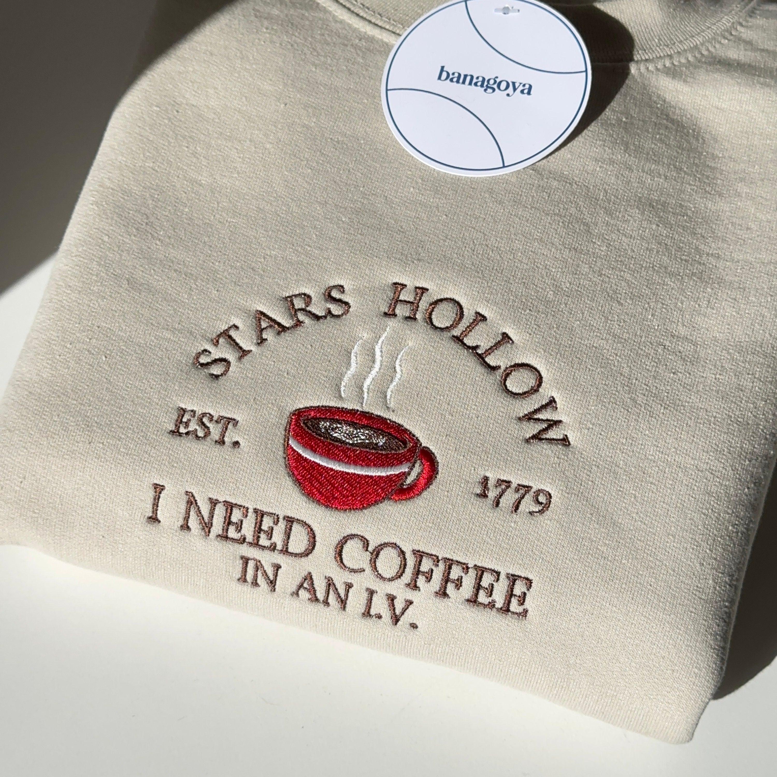 Stars Hollow Connecticut embroidery design