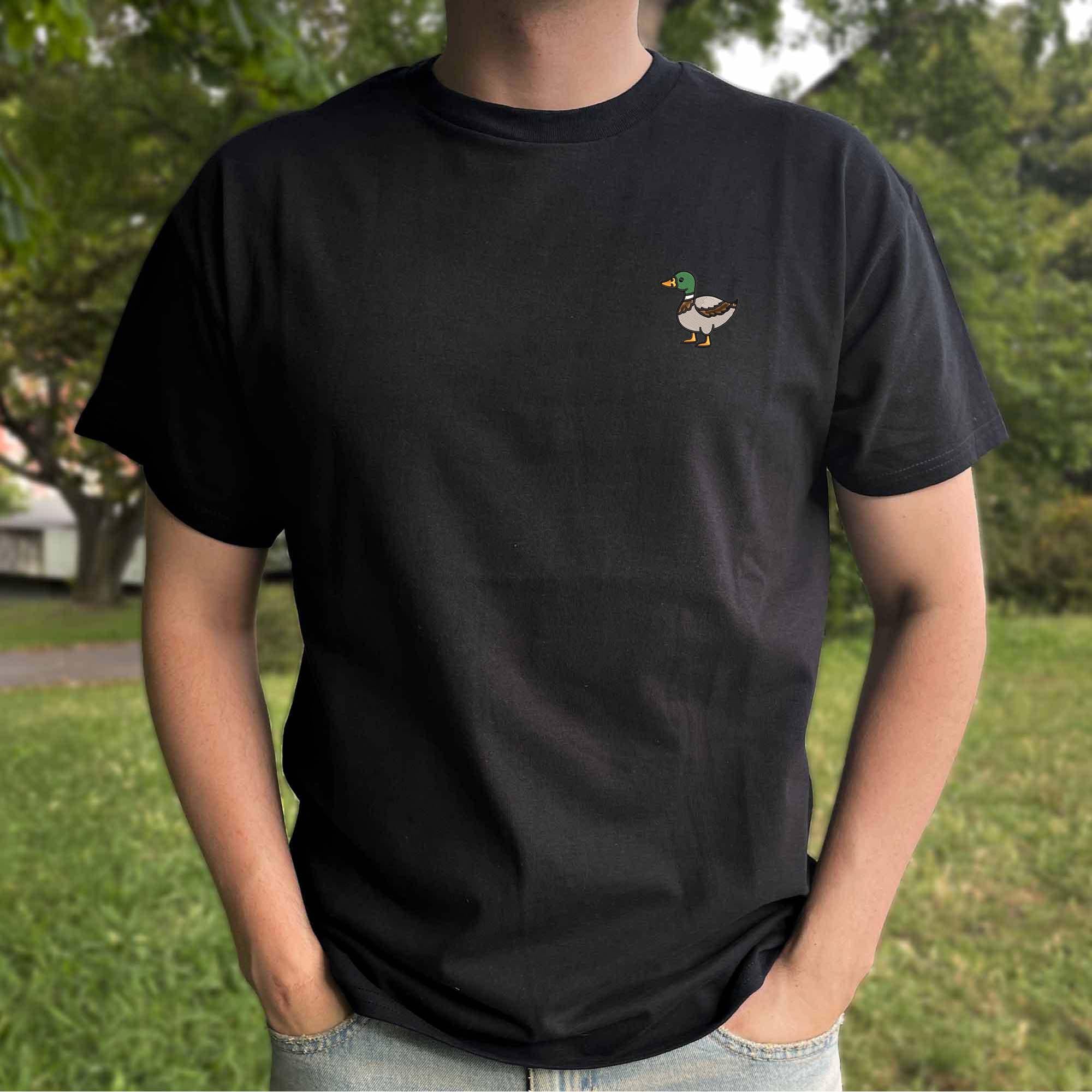 Mallard duck embroidery design