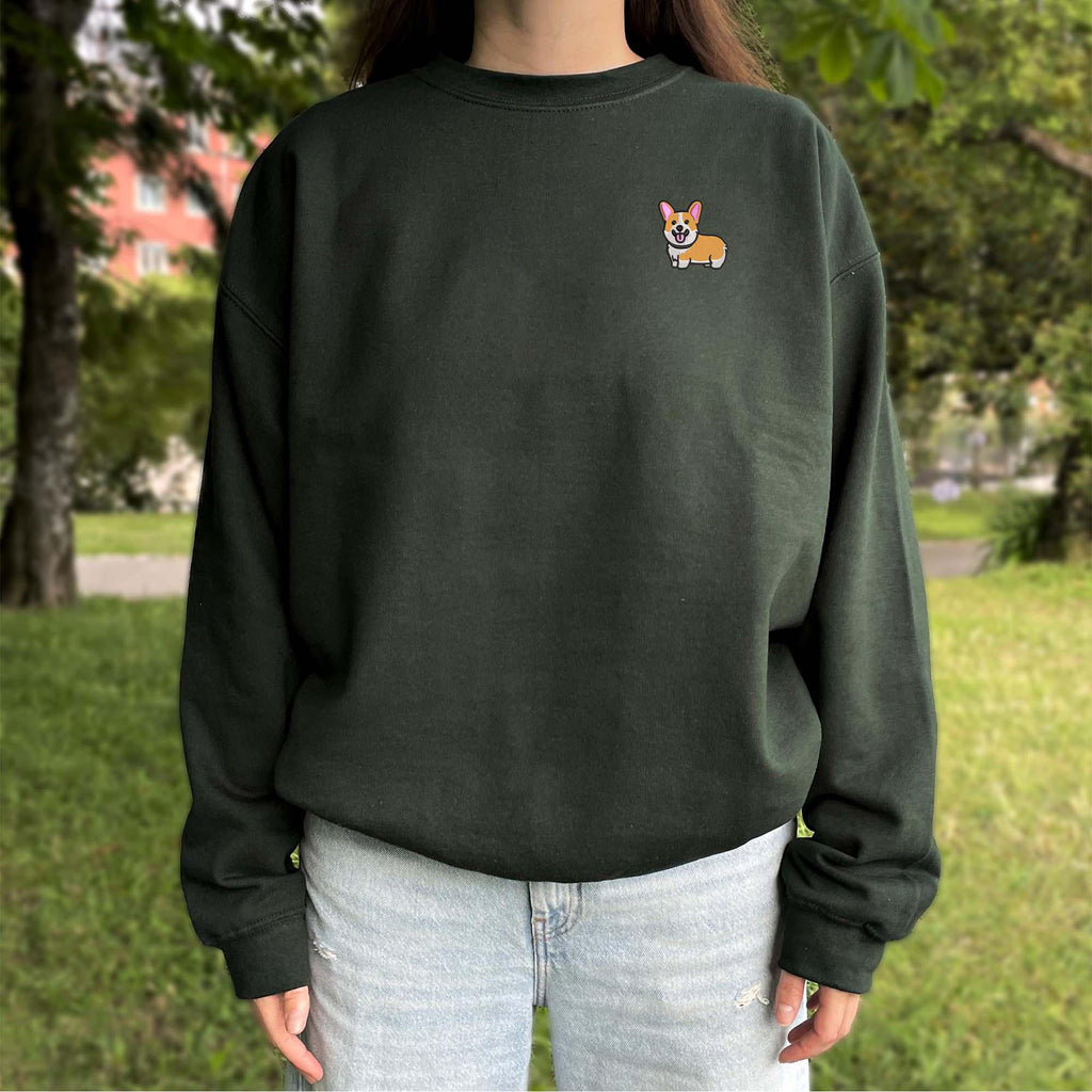 Corgi embroidery design