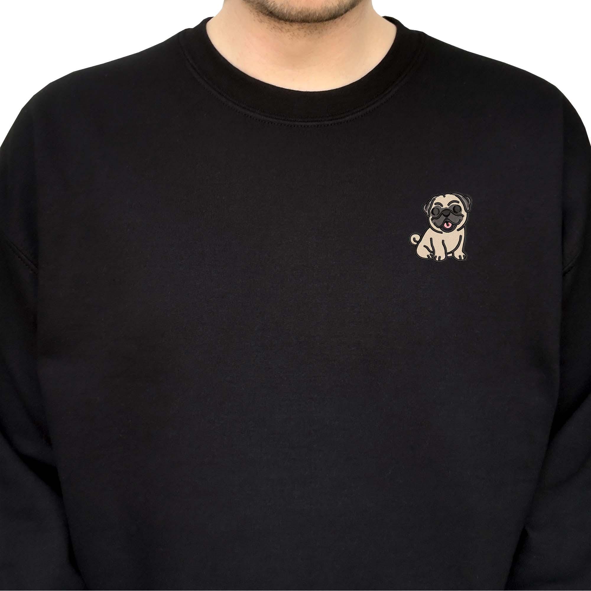 Pug embroidery design