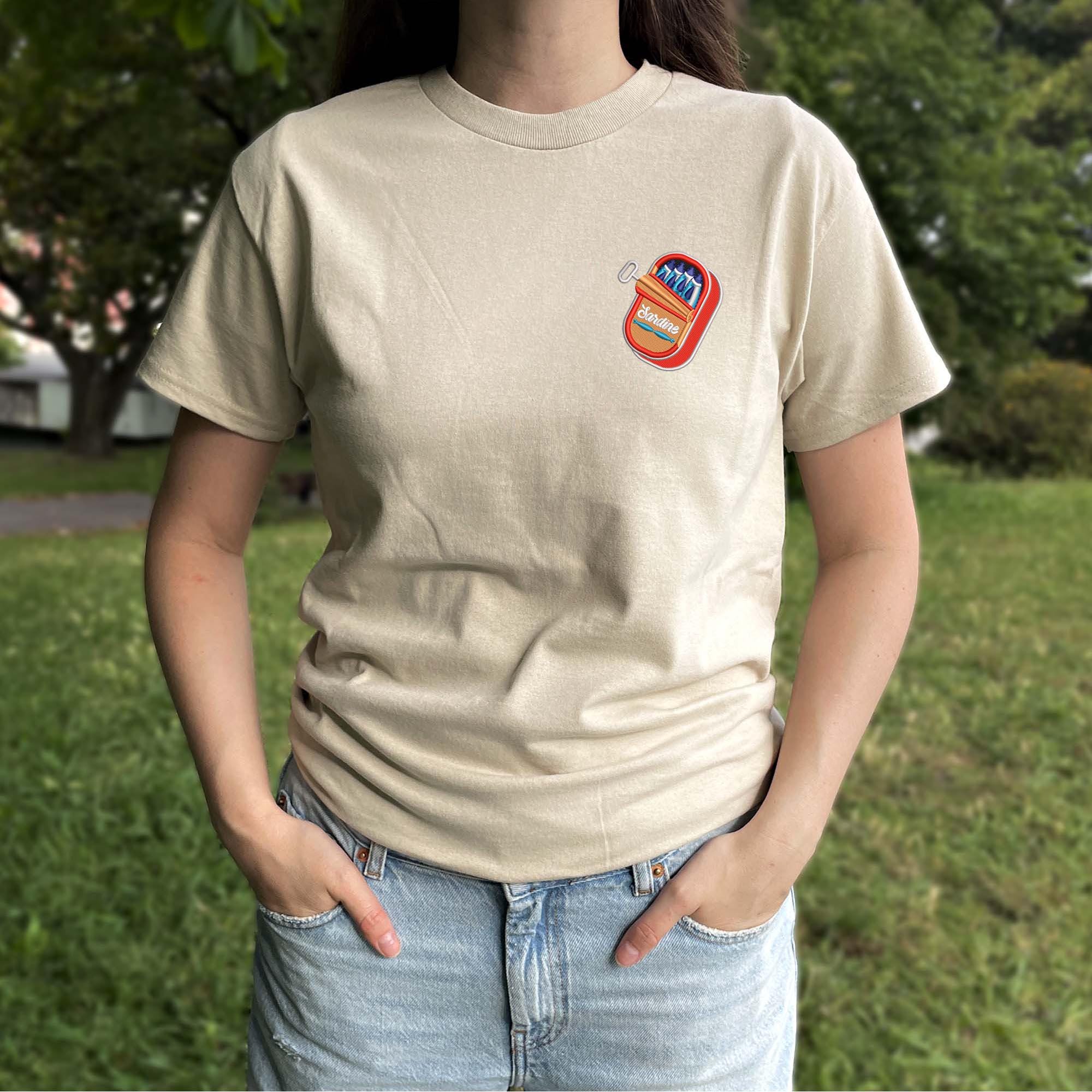 Sardines embroidery design