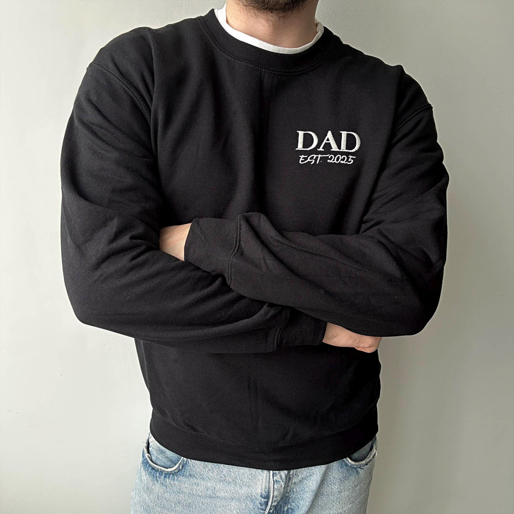 Custom mom and dad embroidery design