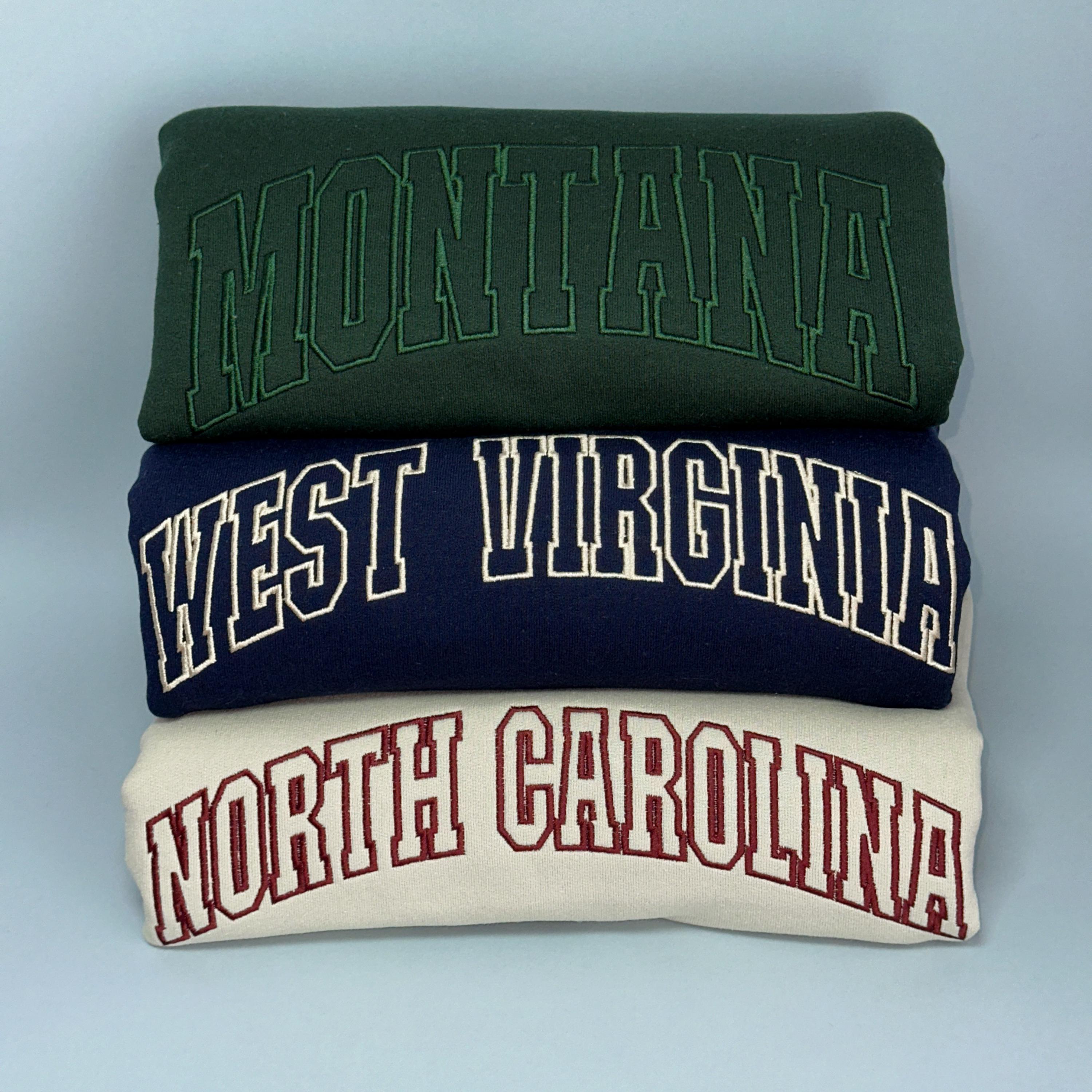 Varsity college embroidery design