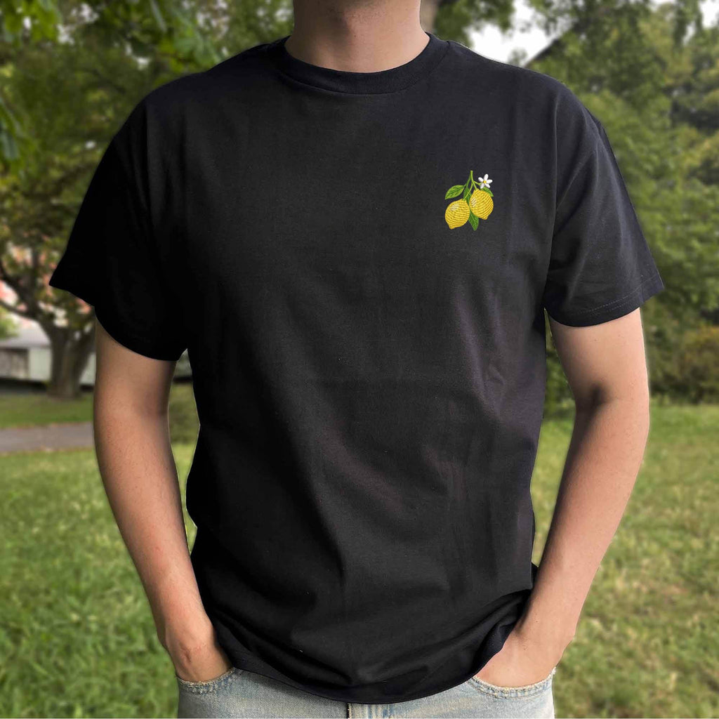 Lemon branch embroidery design