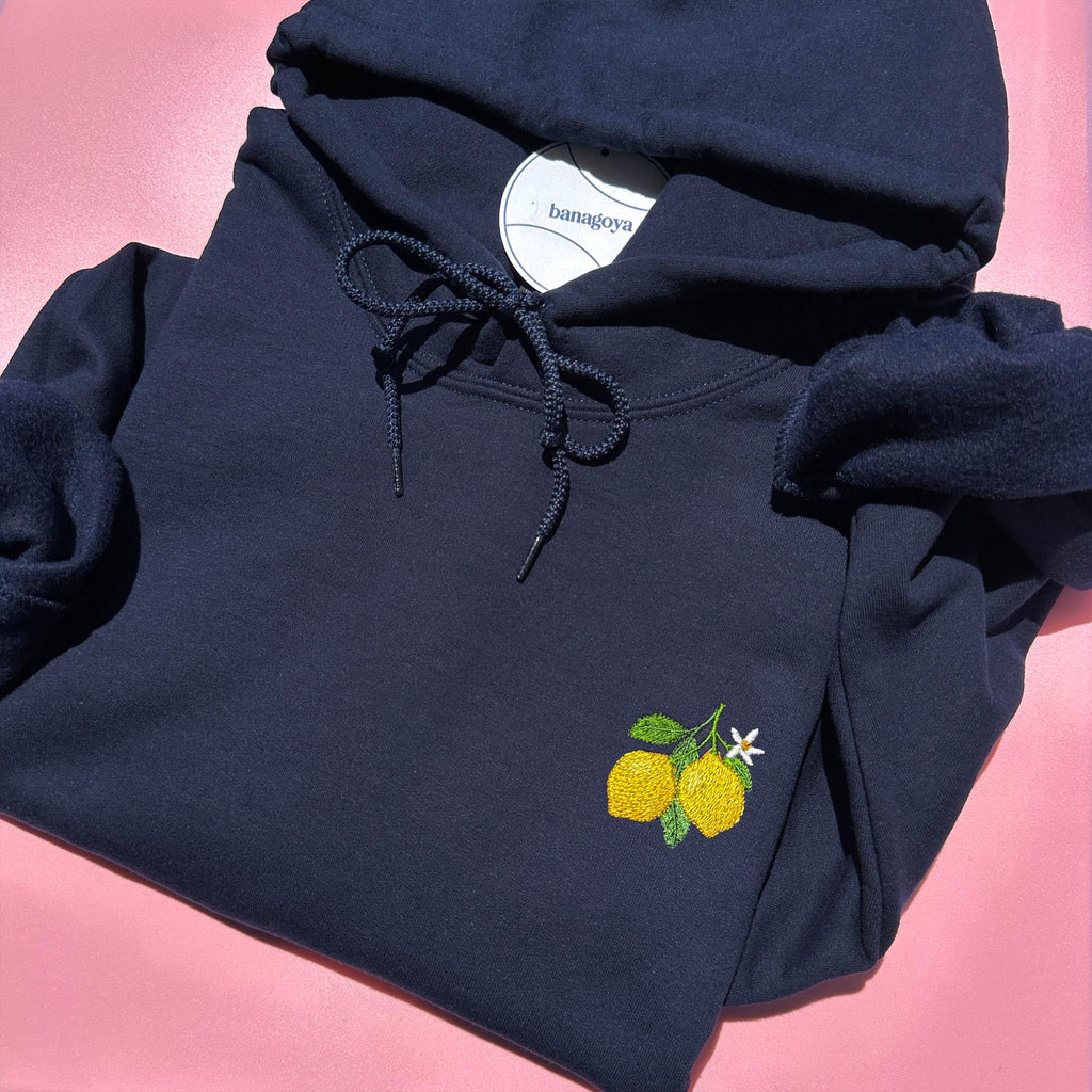 Lemon branch embroidery design