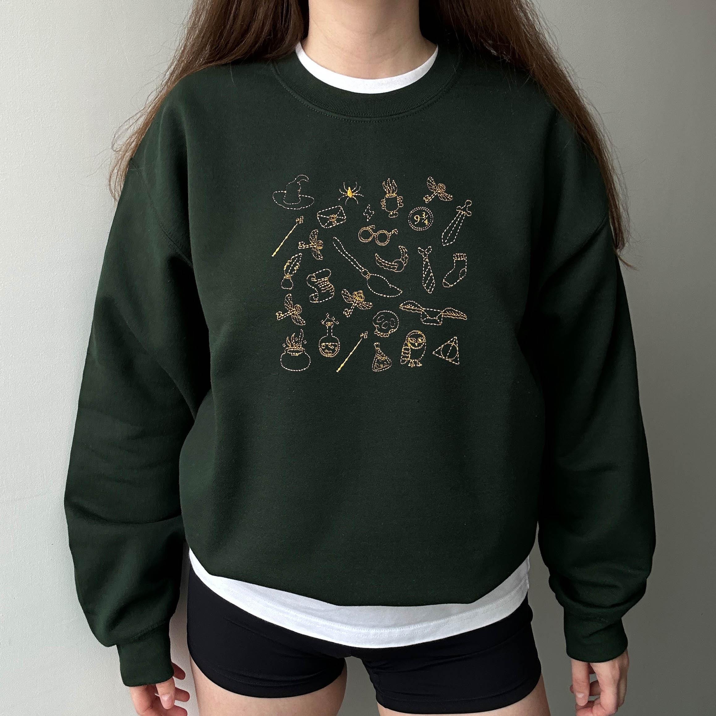 Wizard magic doodle embroidery design