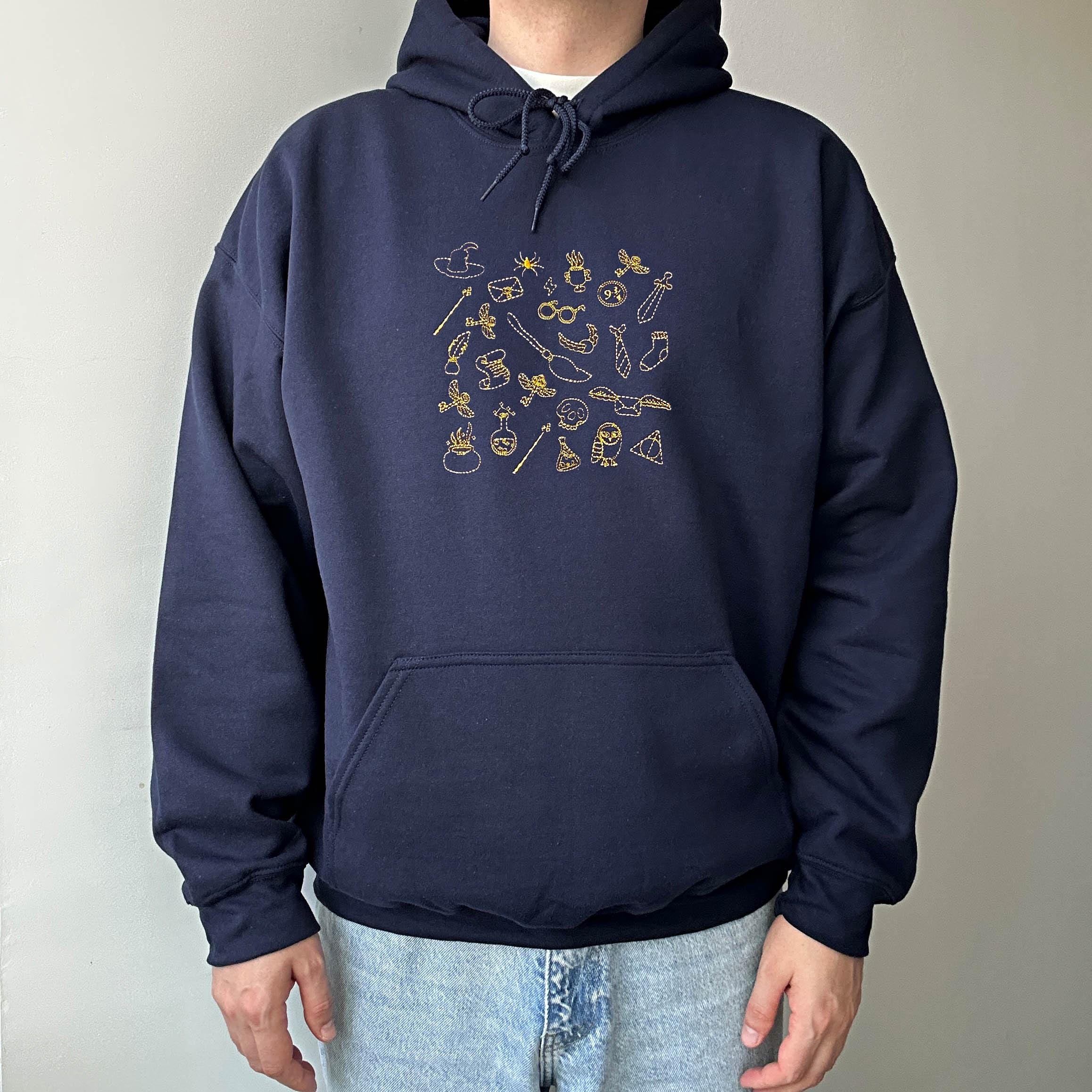 Wizard magic doodle embroidery design