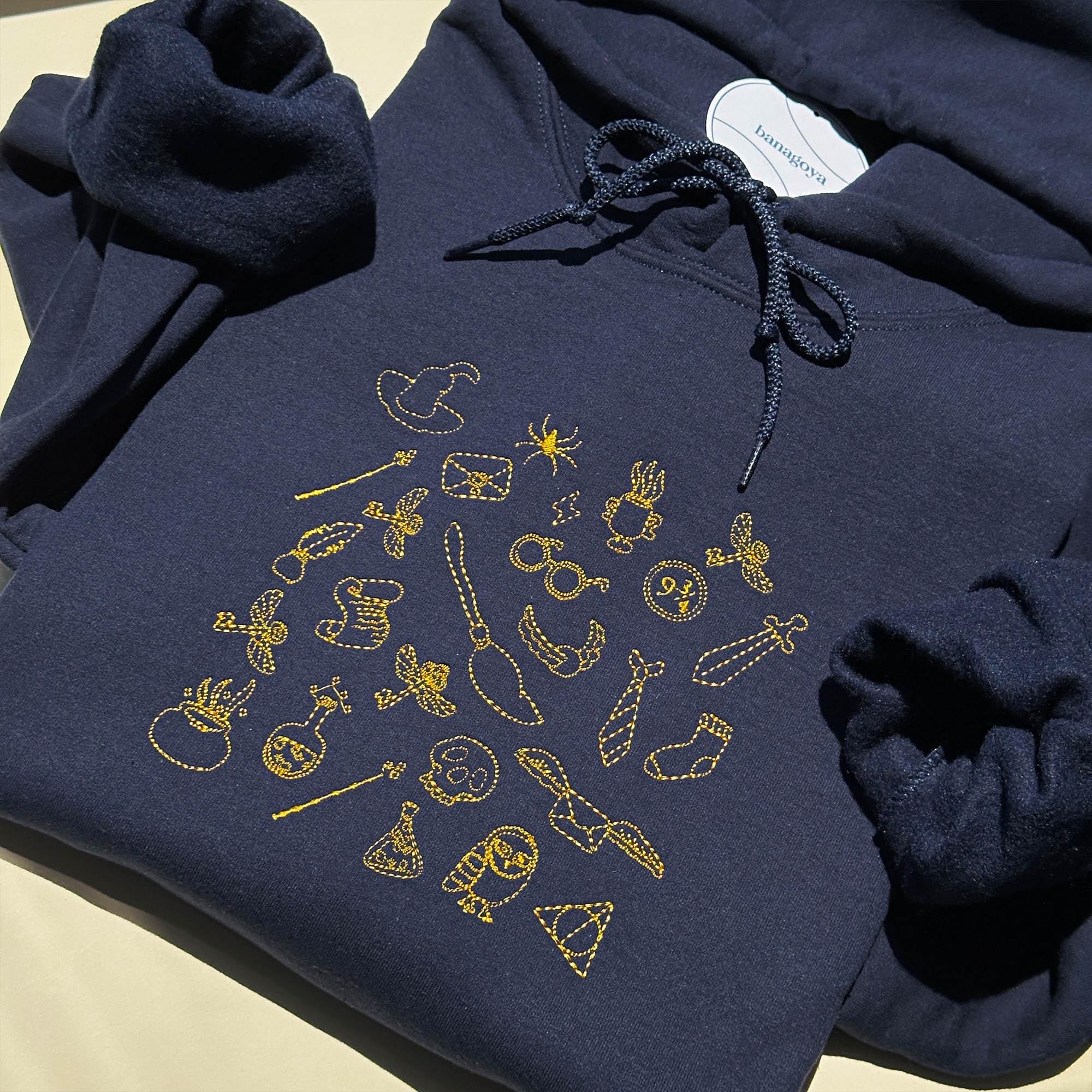 Wizard magic doodle embroidery design