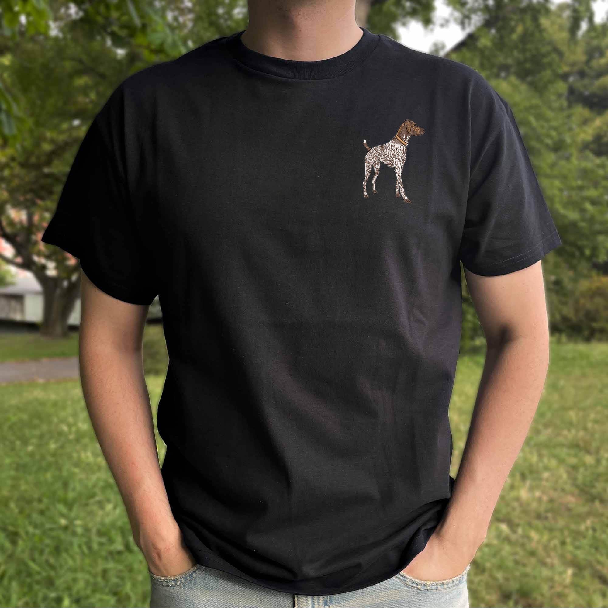 German shorthaired pointer embroidery design